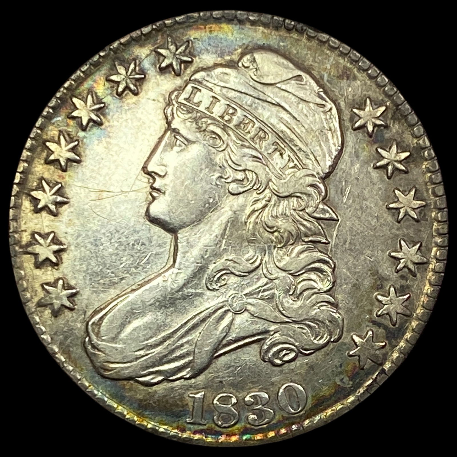 1830 Capped Bust Half Dollar CLOSELY UNCIRCULATED (1 of 2)