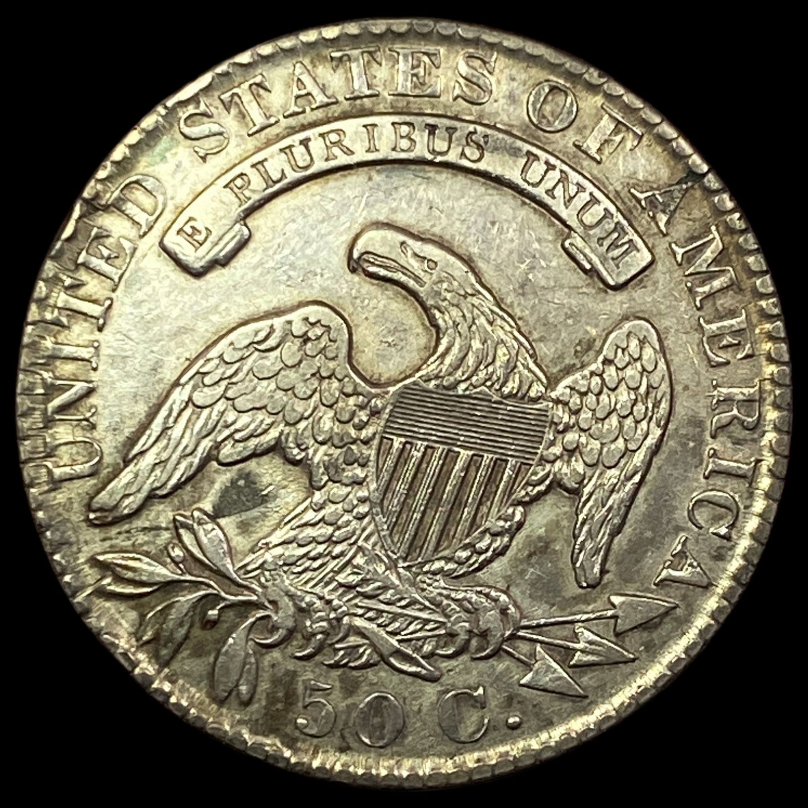 1830 Capped Bust Half Dollar CLOSELY UNCIRCULATED - 2