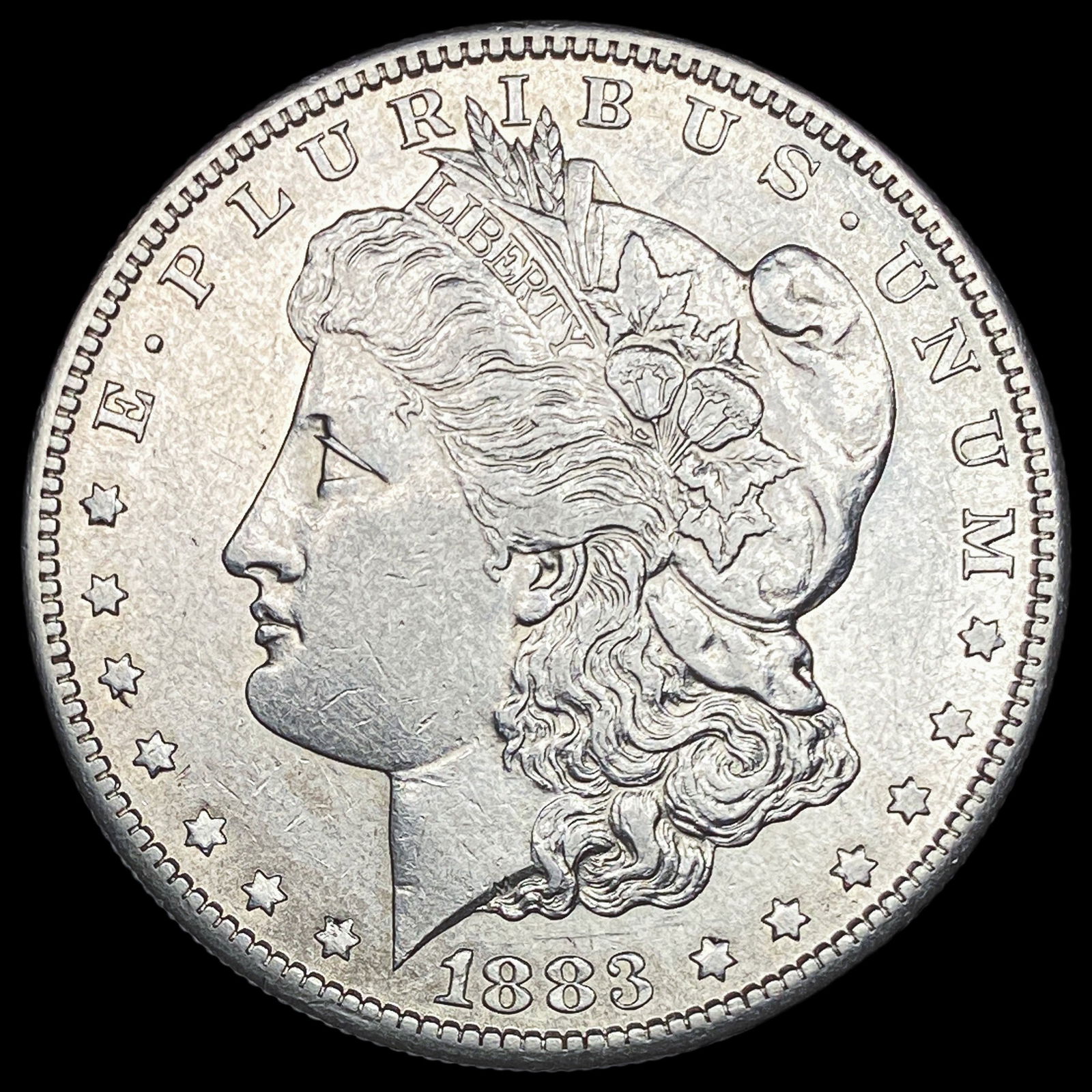 1883-S Silver Morgan Dollar CLOSELY UNCIRCULATED: 1883-S Silver Morgan Dollar CLOSELY UNCIRCULATED