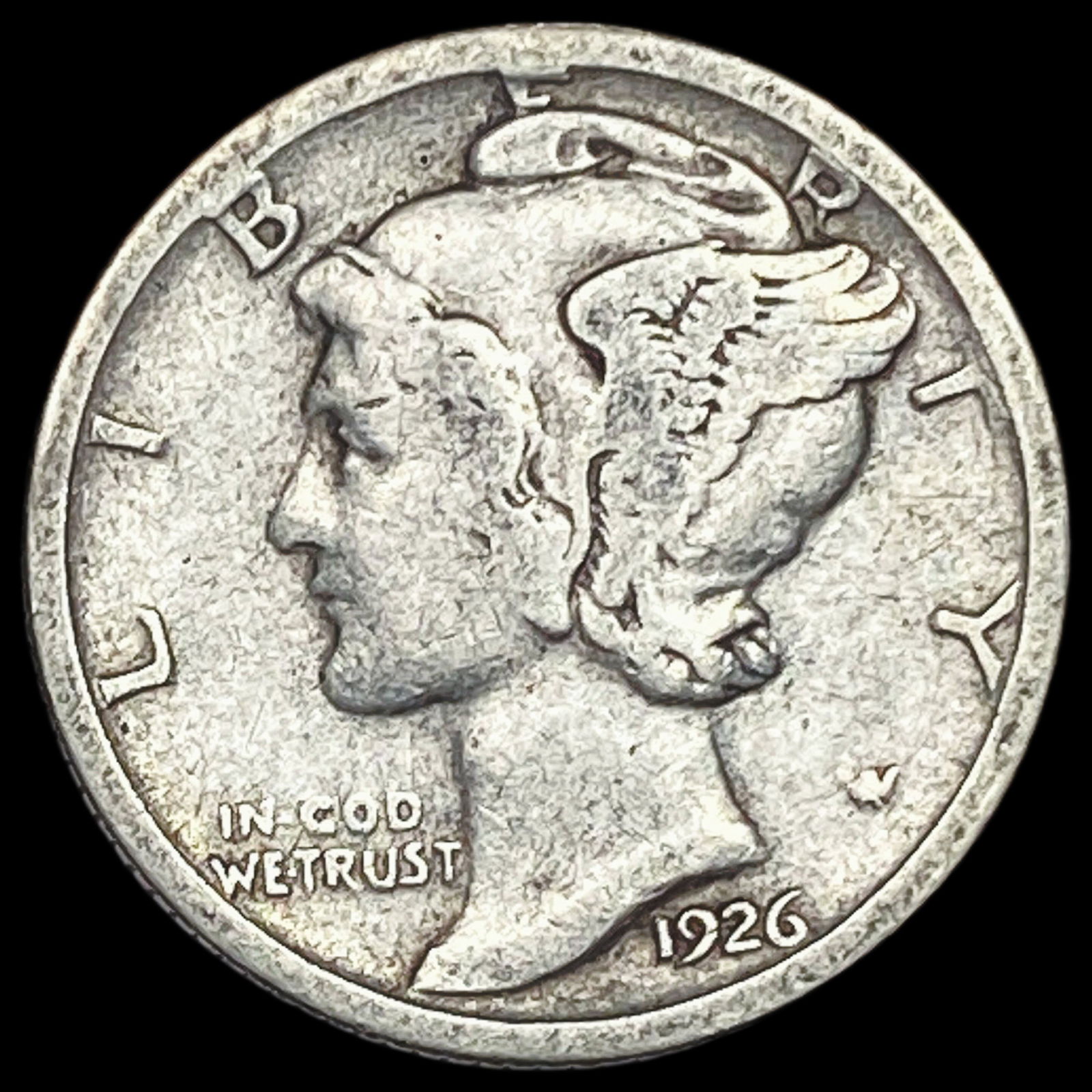 1926-S Silver Mercury Dime LIGHTLY CIRCULATED (1 of 2)
