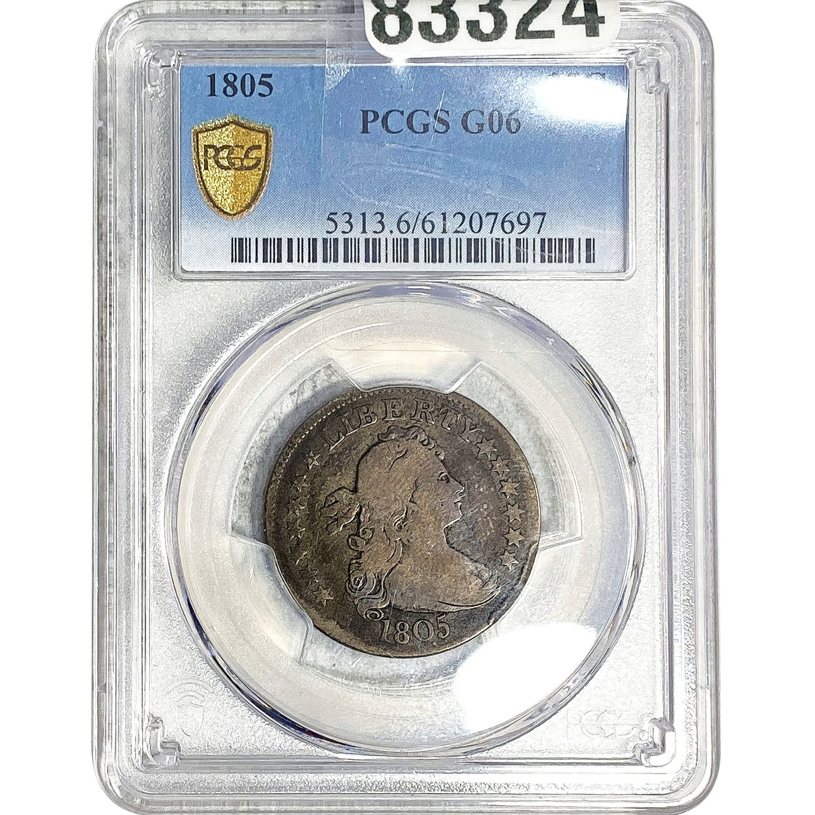 1805 Draped Bust Quarter PCGS G06 (1 of 2)