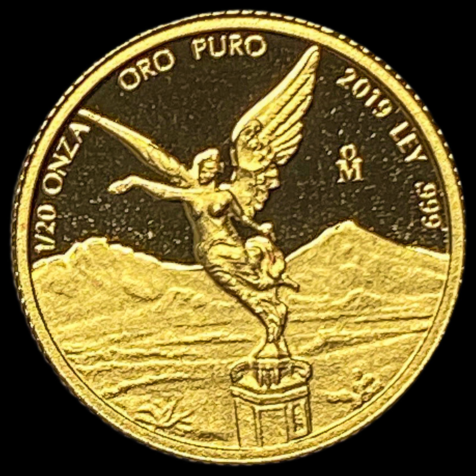 2019 1/20oz Gold Mexican Libertad GEM PROOF: 2019 1/20oz Gold Mexican Libertad GEM PROOF