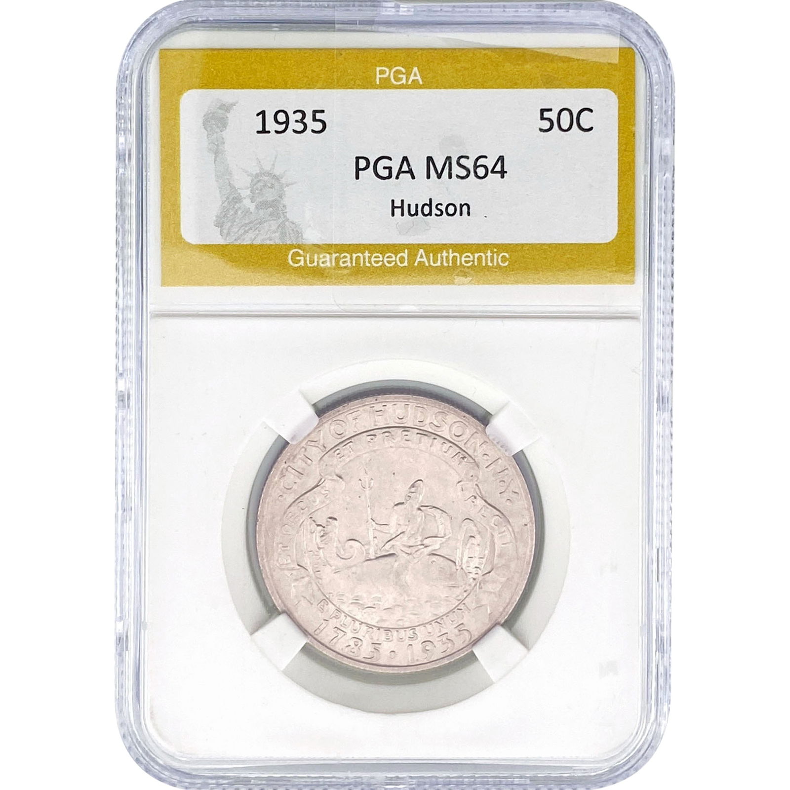 1935 Hudson Half Dollar PGA MS64: 1935 Hudson Half Dollar PGA MS64