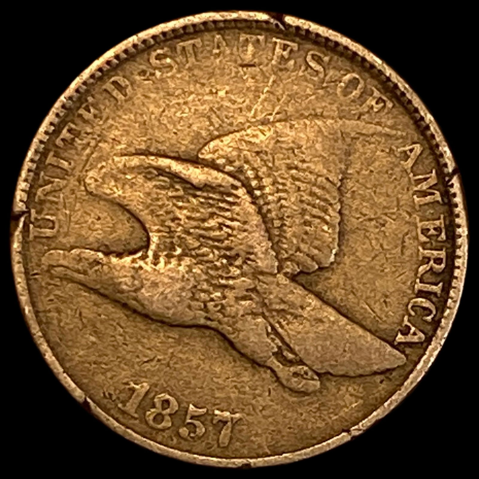 1857 Flying Eagle Cent LIGHTLY CIRCULATED (1 of 2)