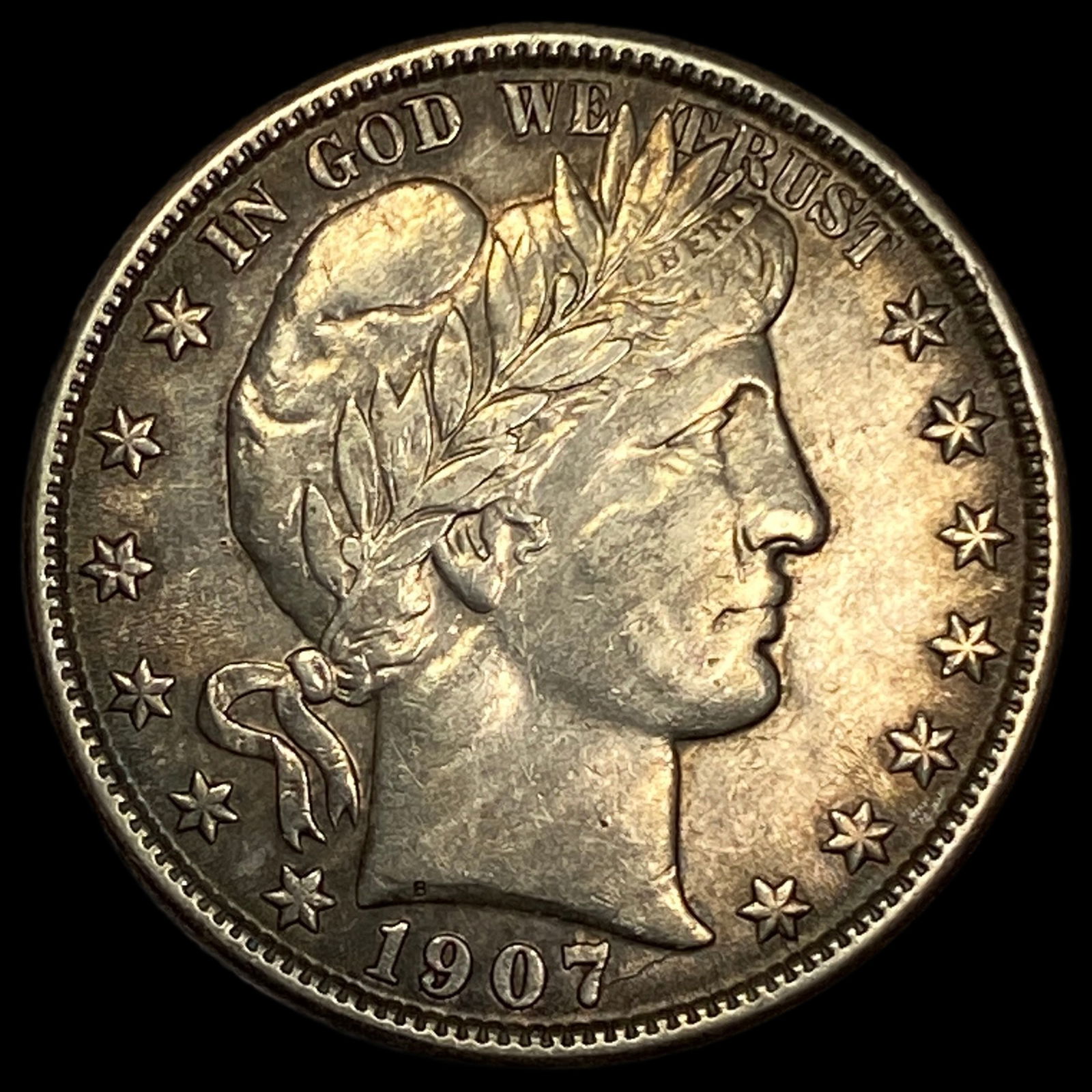 1907-O Silver Barber Half Dollar UNCIRCULATED: 1907-O Silver Barber Half Dollar UNCIRCULATED