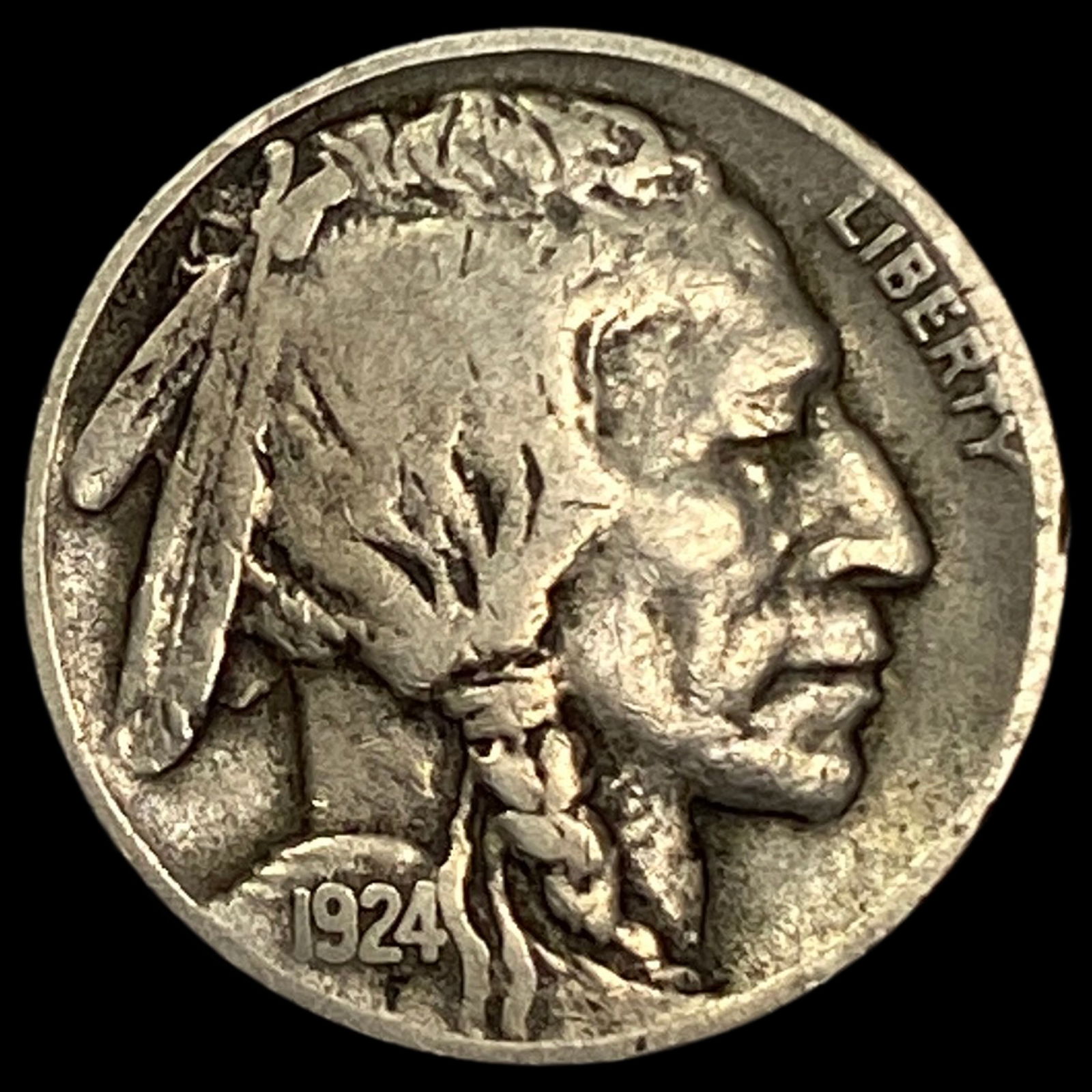 1924-D Buffalo Nickel LIGHTLY CIRCULATED: 1924-D Buffalo Nickel LIGHTLY CIRCULATED