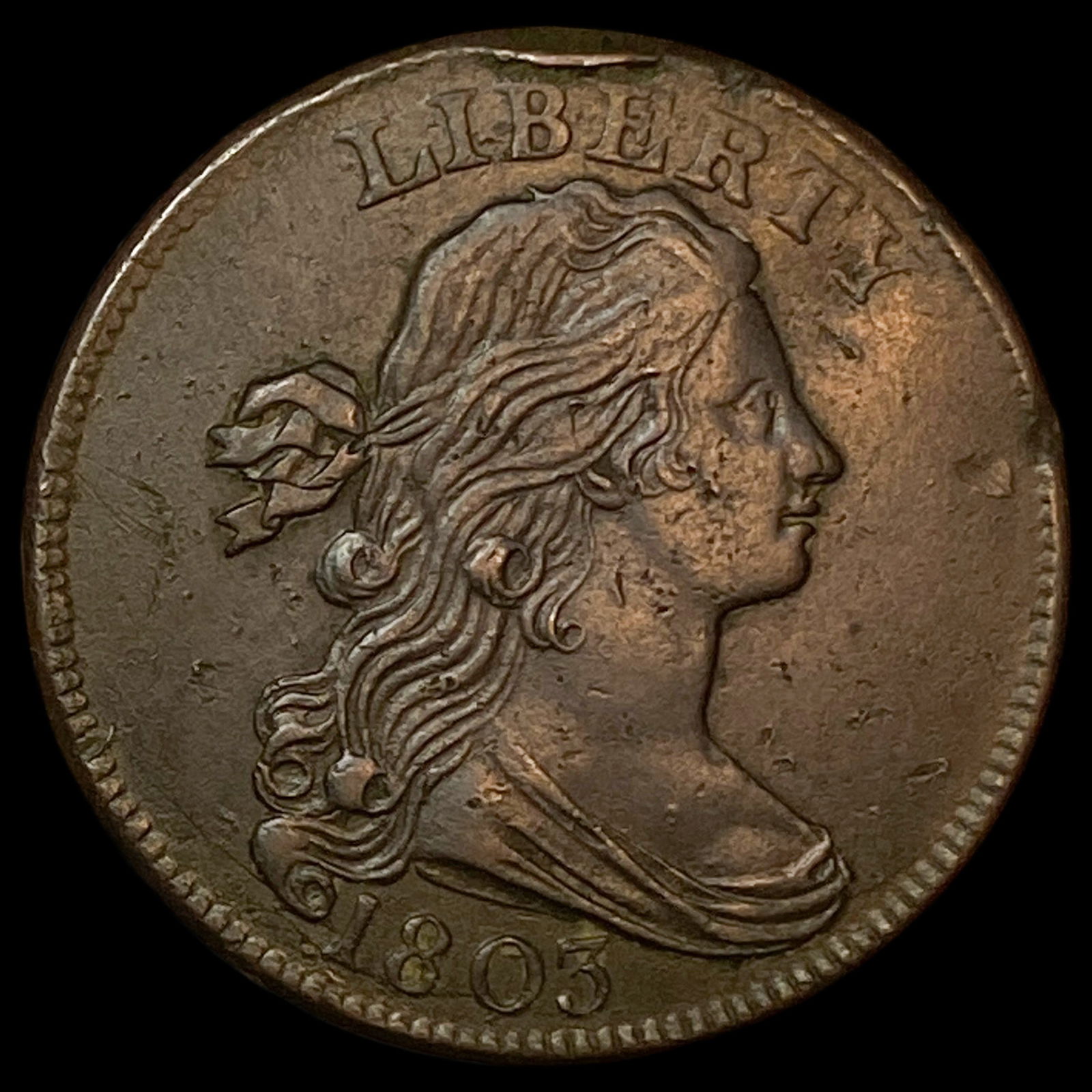1803 Draped Bust Large Cent NEARLY UNCIRCULATED (1 of 2)