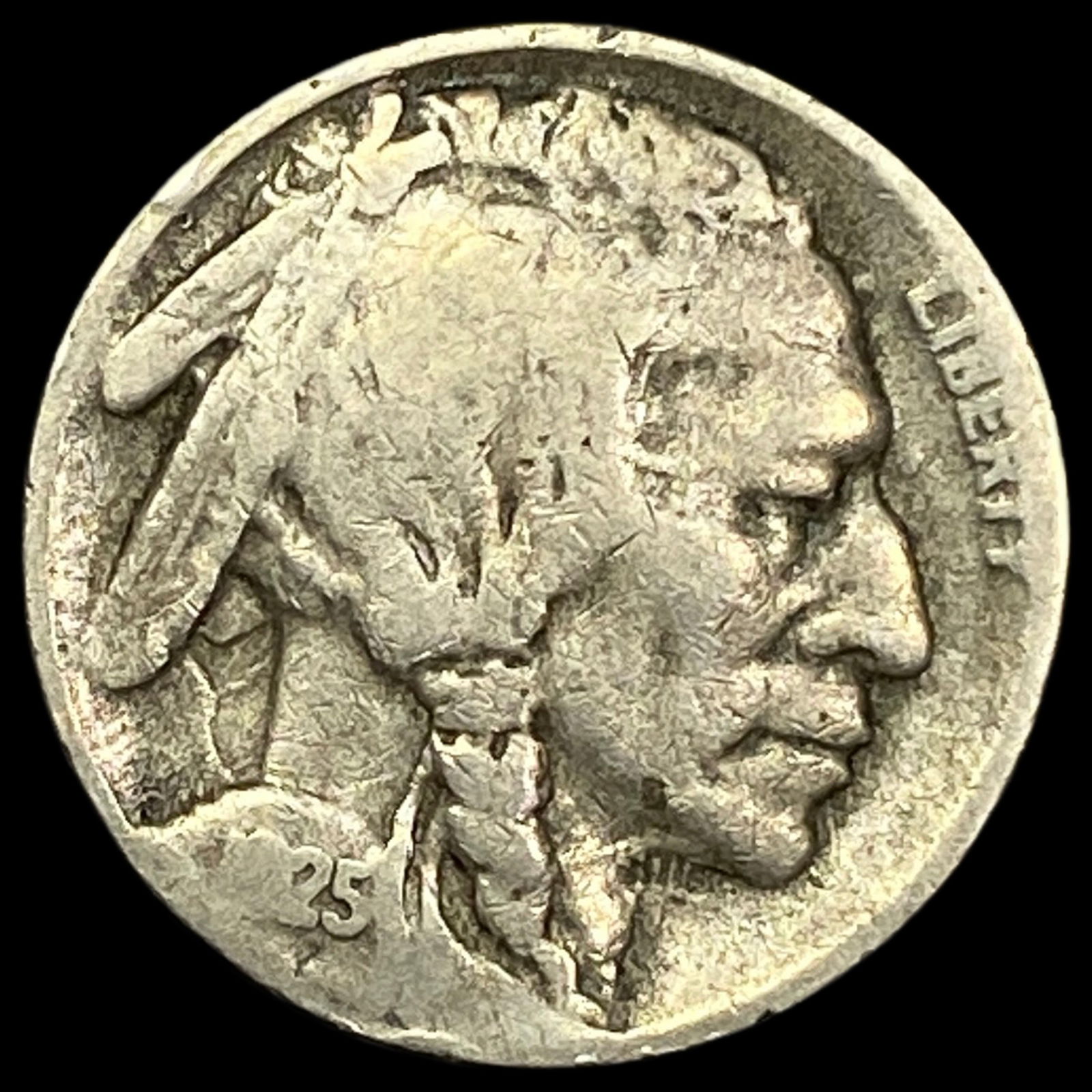 1925-S Buffalo Nickel LIGHTLY CIRCULATED: 1925-S Buffalo Nickel LIGHTLY CIRCULATED