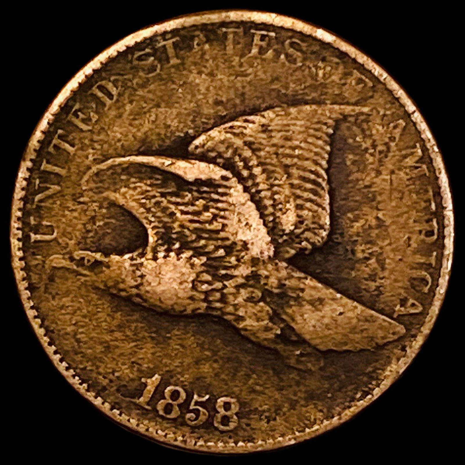 1858 Flying Eagle Cent LIGHTLY CIRCULATED (1 of 2)