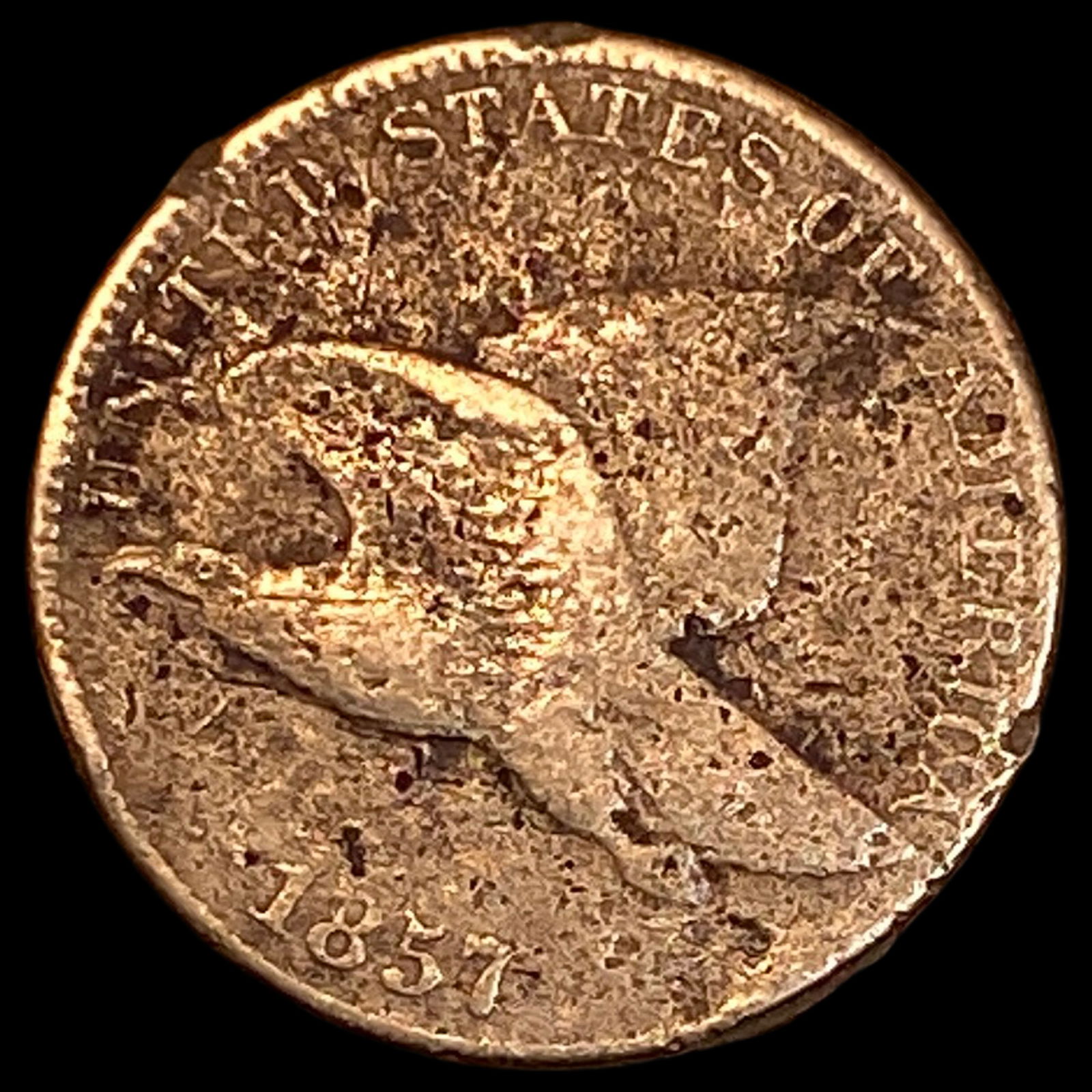 1857 Flying Eagle Cent HIGH GRADE: 1857 Flying Eagle Cent HIGH GRADE