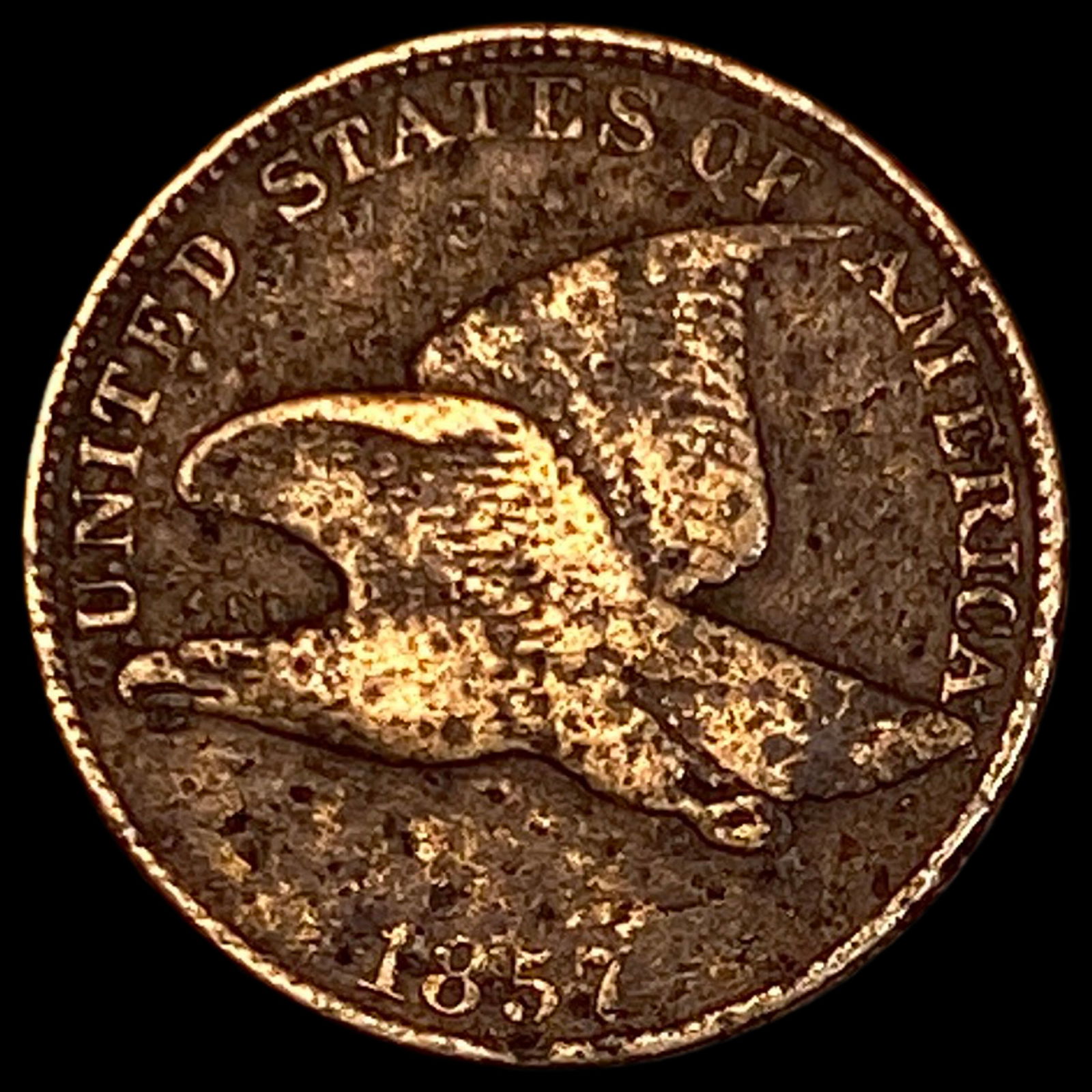 1857 Flying Eagle Cent HIGH GRADE (1 of 2)