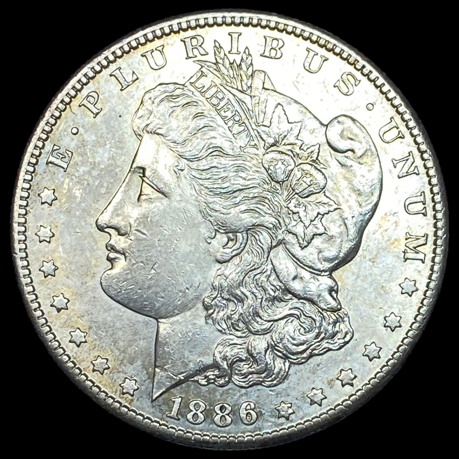 1886-S Silver Morgan Dollar CLOSELY UNCIRCULATED: 1886-S Silver Morgan Dollar CLOSELY UNCIRCULATED