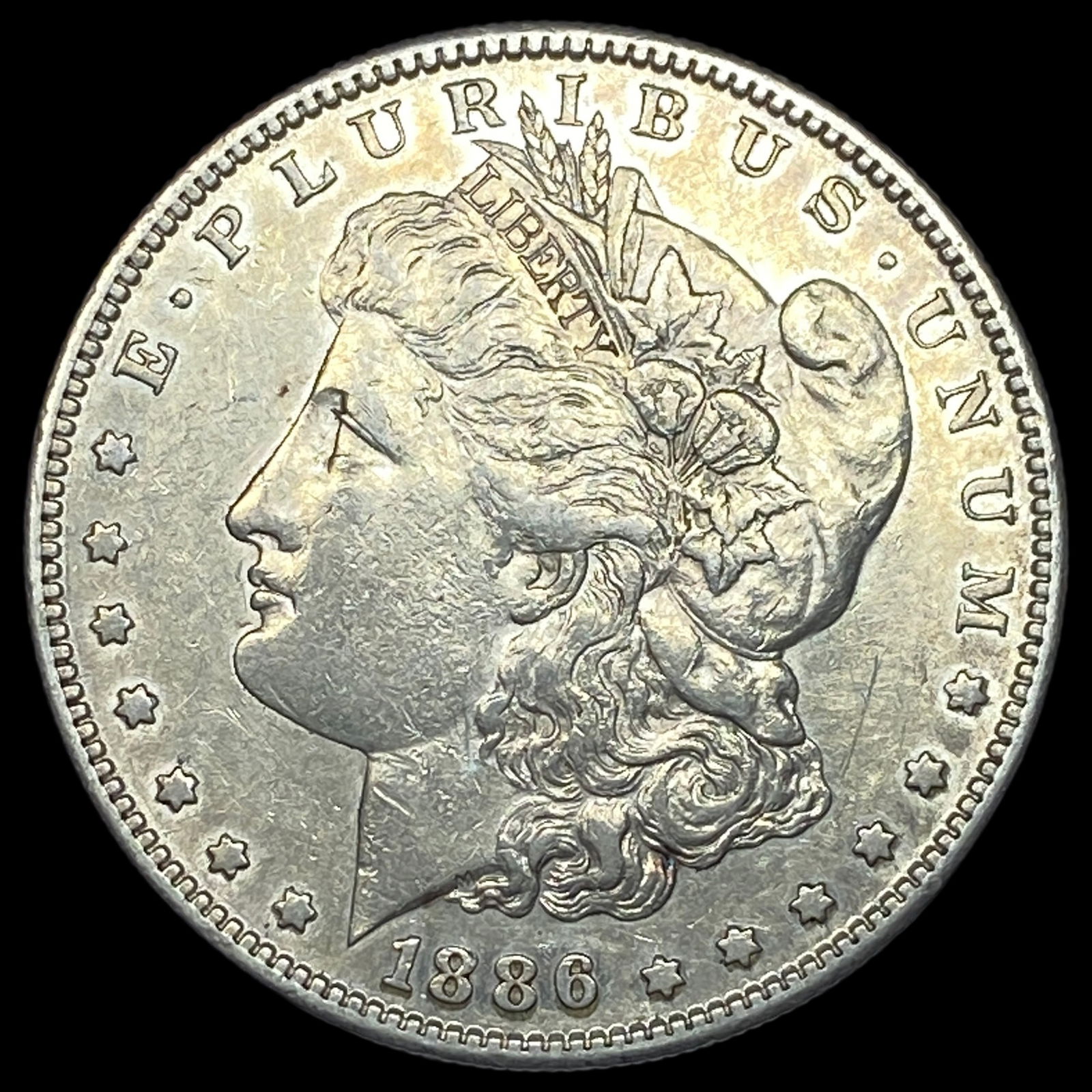 1886-S Silver Morgan Dollar CLOSELY UNCIRCULATED: 1886-S Silver Morgan Dollar CLOSELY UNCIRCULATED