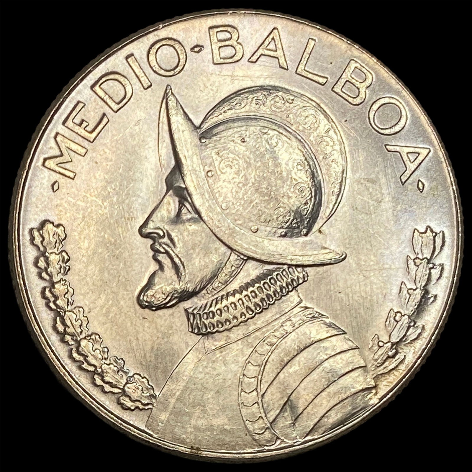 1966 Panama Silver Half Balboa UNCIRCULATED: 1966 Panama Silver Half Balboa UNCIRCULATED
