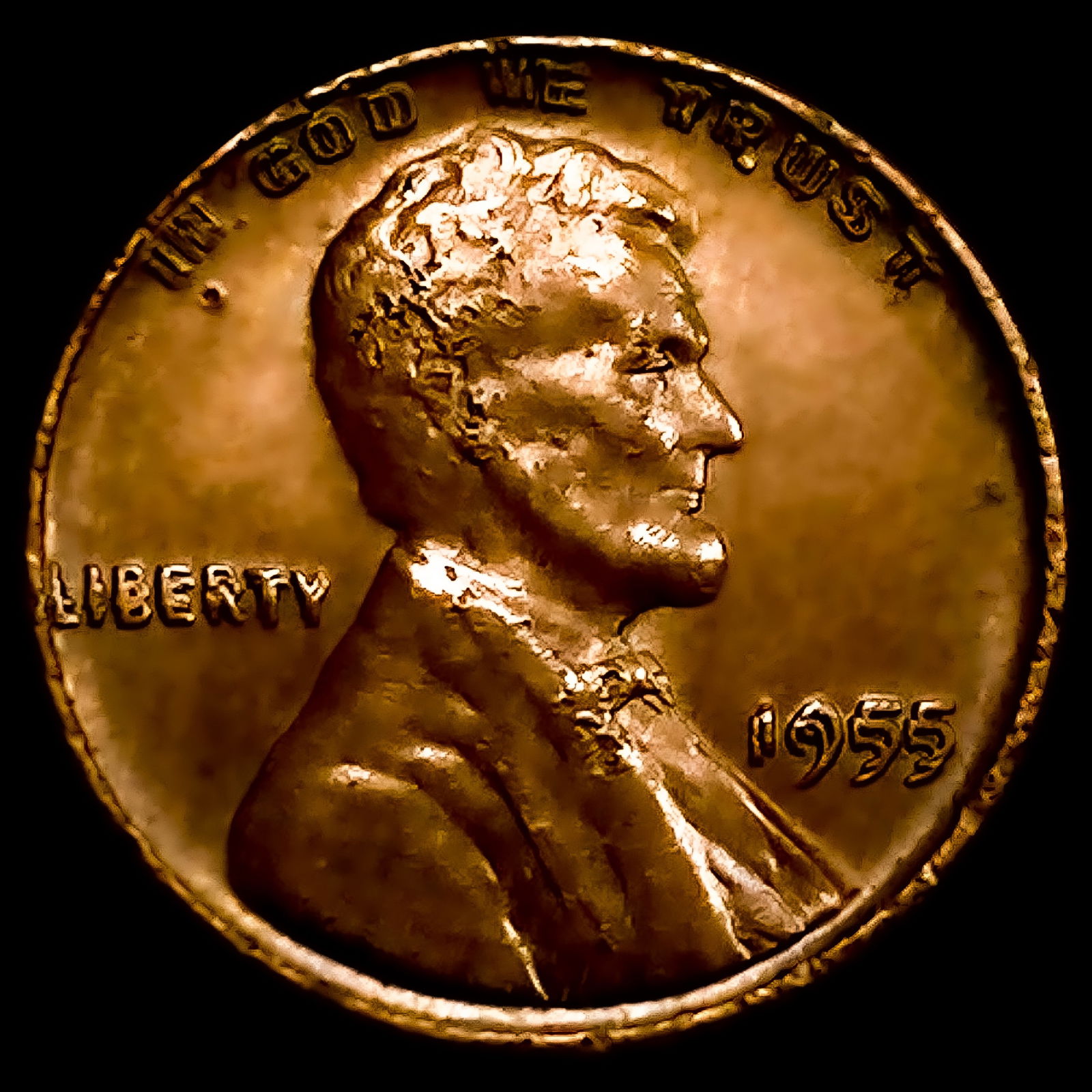 1955 DDO Wheat Cent CHOICE BU (1 of 2)