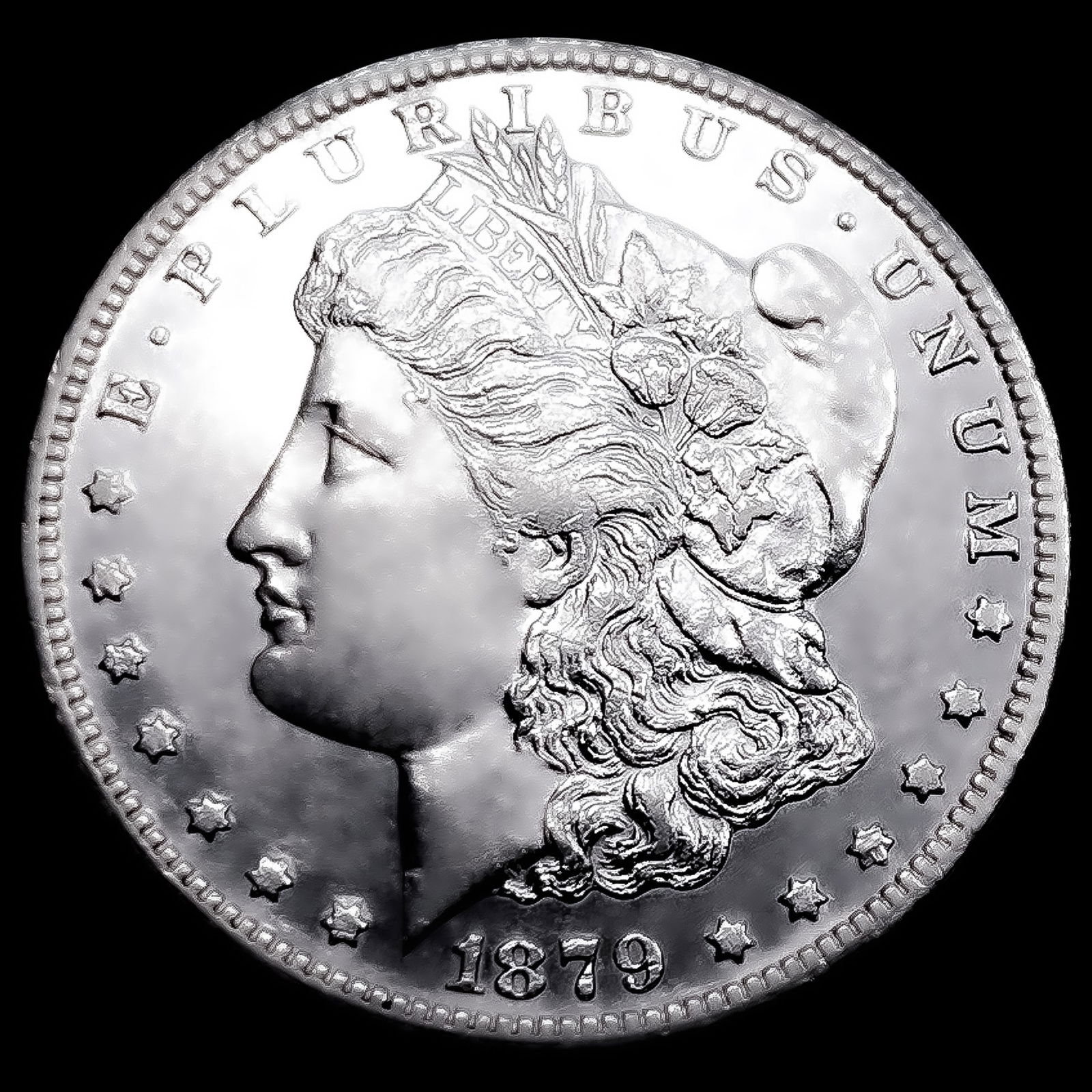 1879-CC Morgan Silver Dollar CHOICE AU+ (1 of 2)