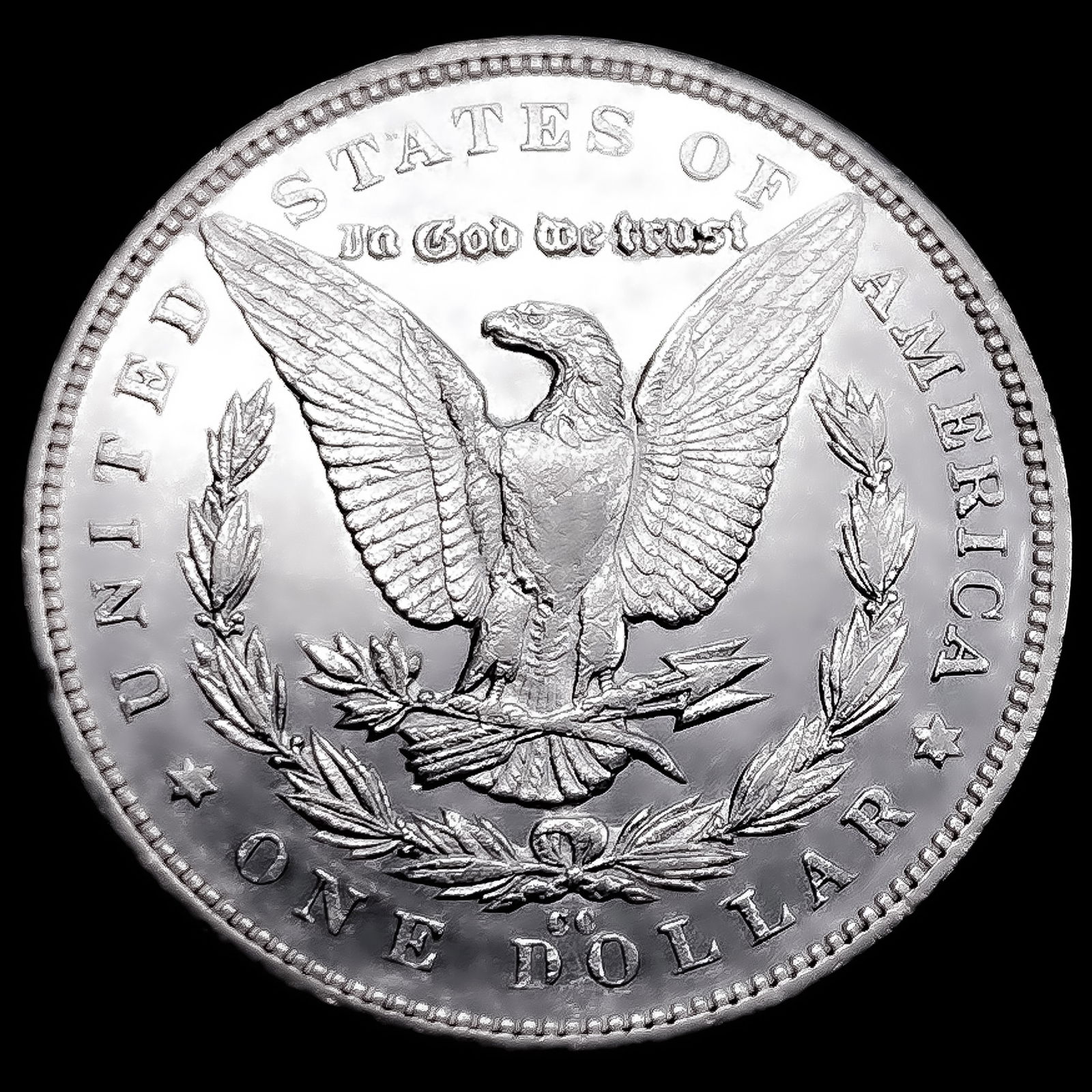 1879-CC Morgan Silver Dollar CHOICE AU+ - 2