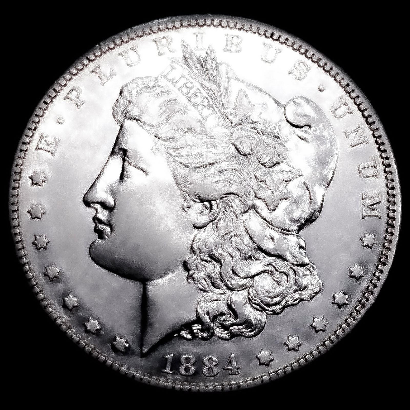 1884-S Morgan Silver Dollar CHOICE AU (1 of 2)