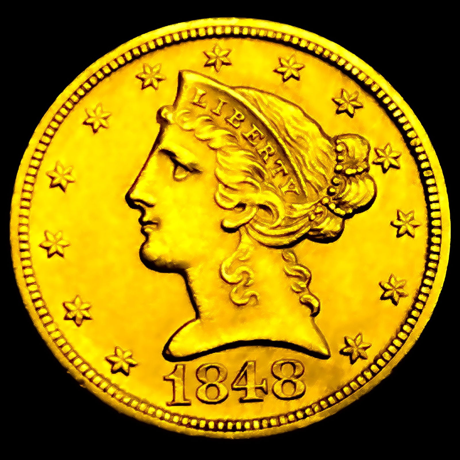 1848-D $5 Gold Half Eagle: 1848-D $5 Gold Half Eagle