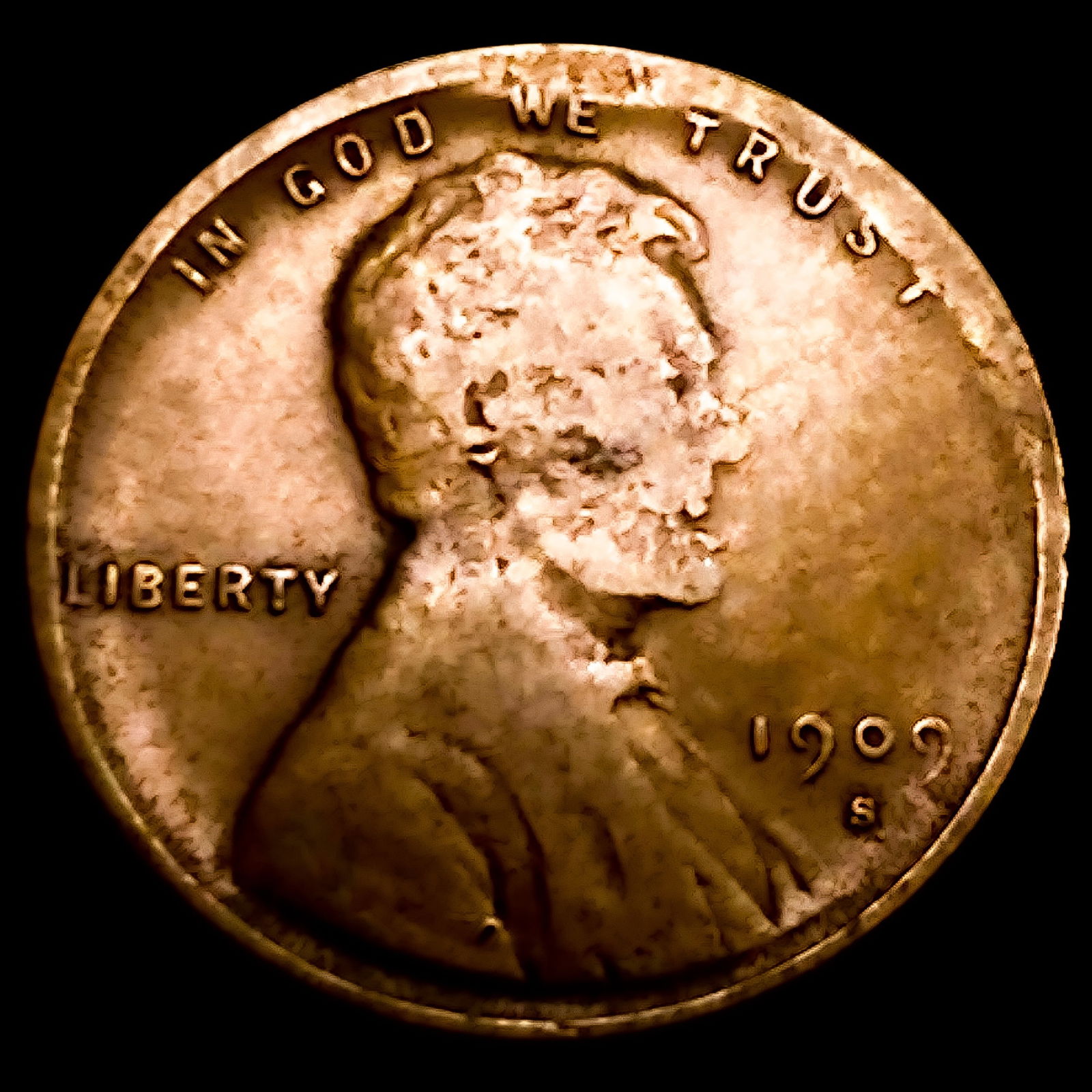 1909-S VDB Wheat Cent: 1909-S VDB Wheat Cent