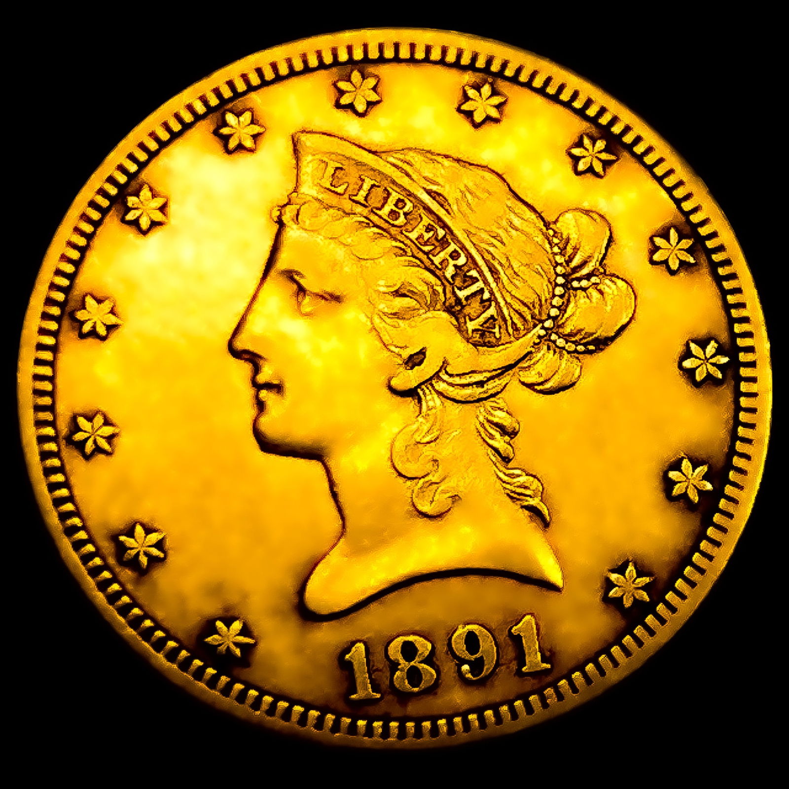 1891-CC $10 Gold Eagle: 1891-CC $10 Gold Eagle