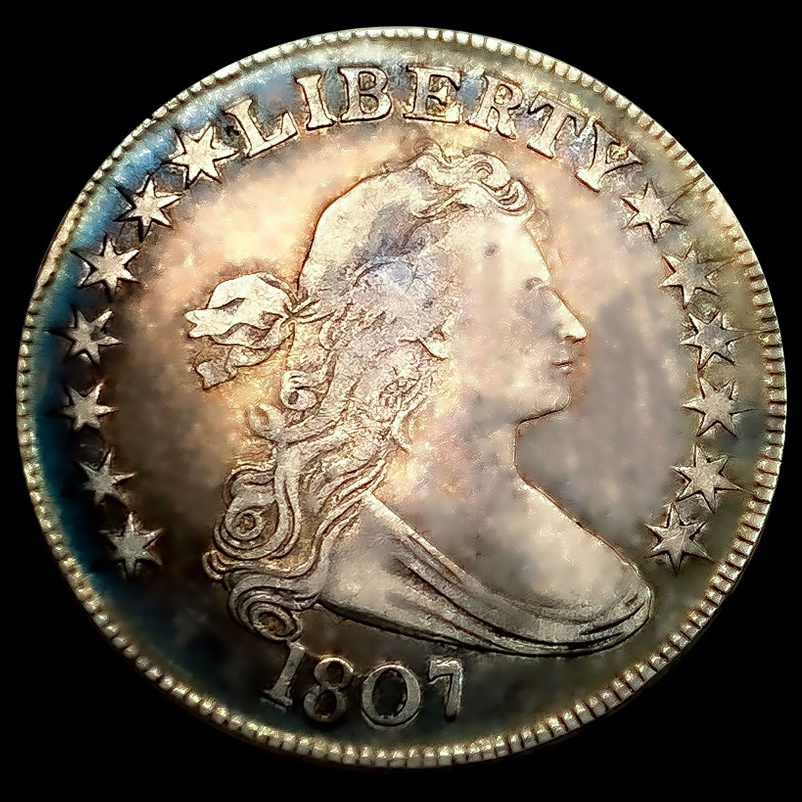 1807 Draped Bust Half Dollar NEARLY UNCIRCULATED (1 of 2)