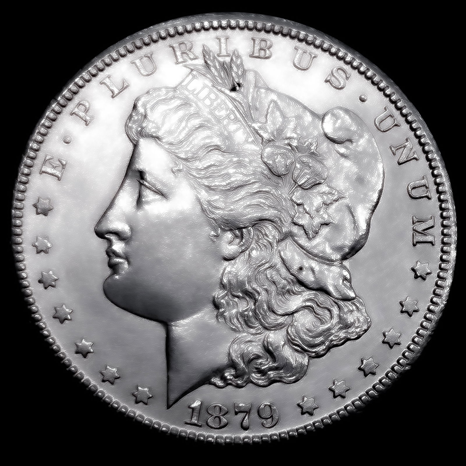 1879-CC Capped Morgan Silver Dollar: 1879-CC Capped Morgan Silver Dollar