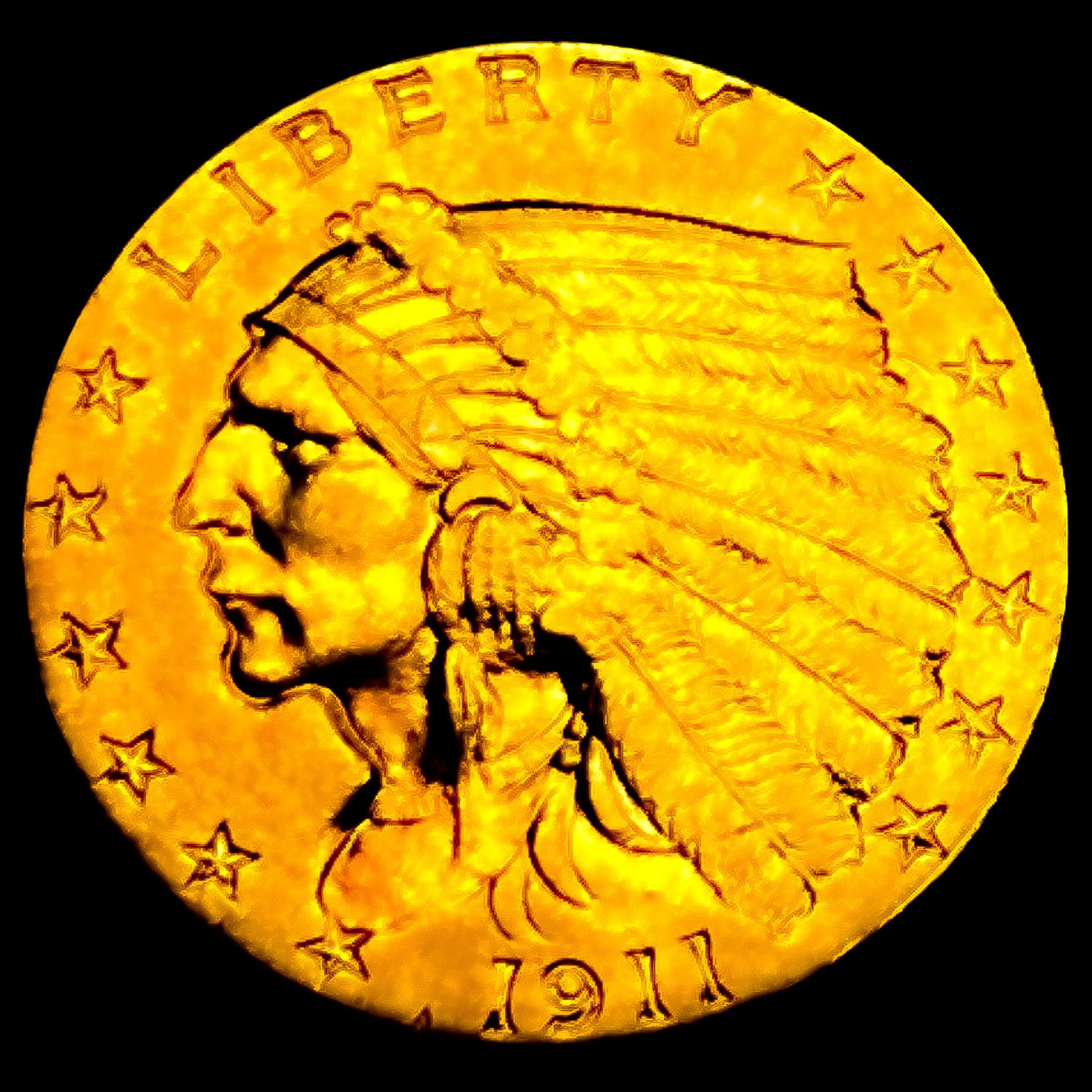 1911-D Strong D $2.50 Gold Quarter Eagle: 1911-D Strong D $2.50 Gold Quarter Eagle