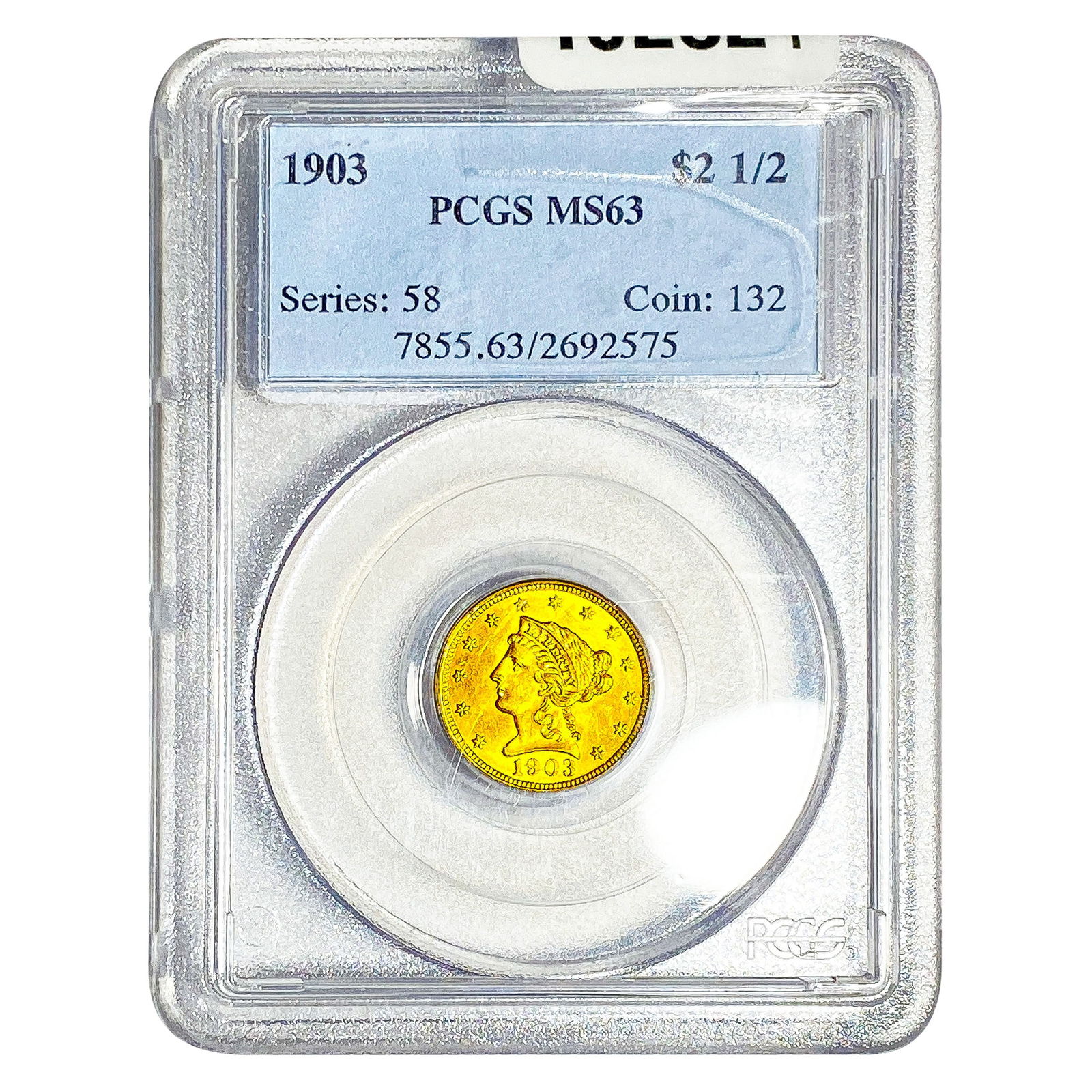 1903 $2.50 Gold Quarter Eagle PCGS MS63 (1 of 2)