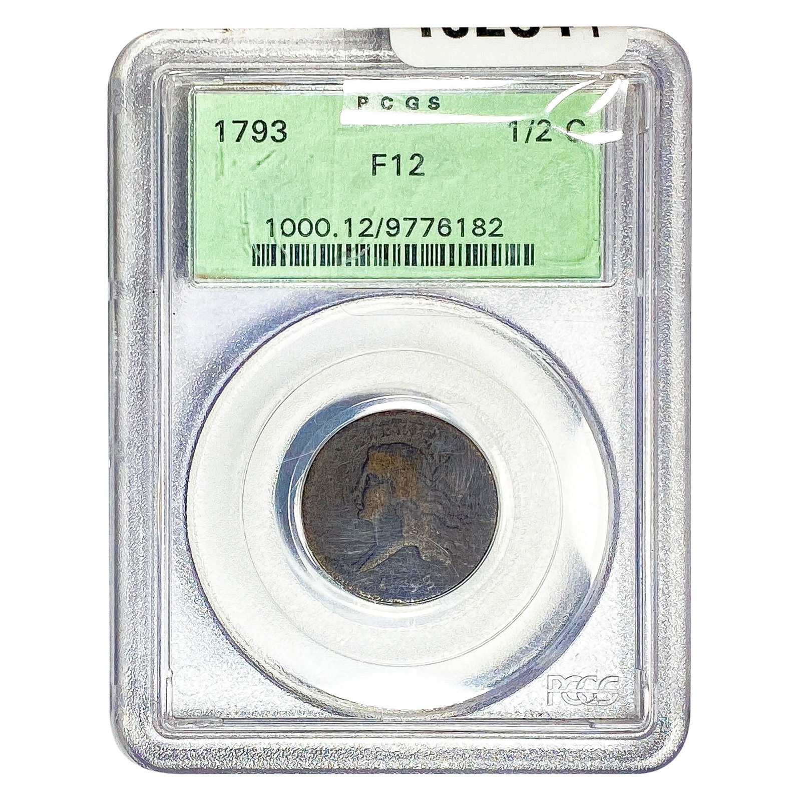 1793 Liberty Cap Half Cent PCGS F12 (1 of 2)