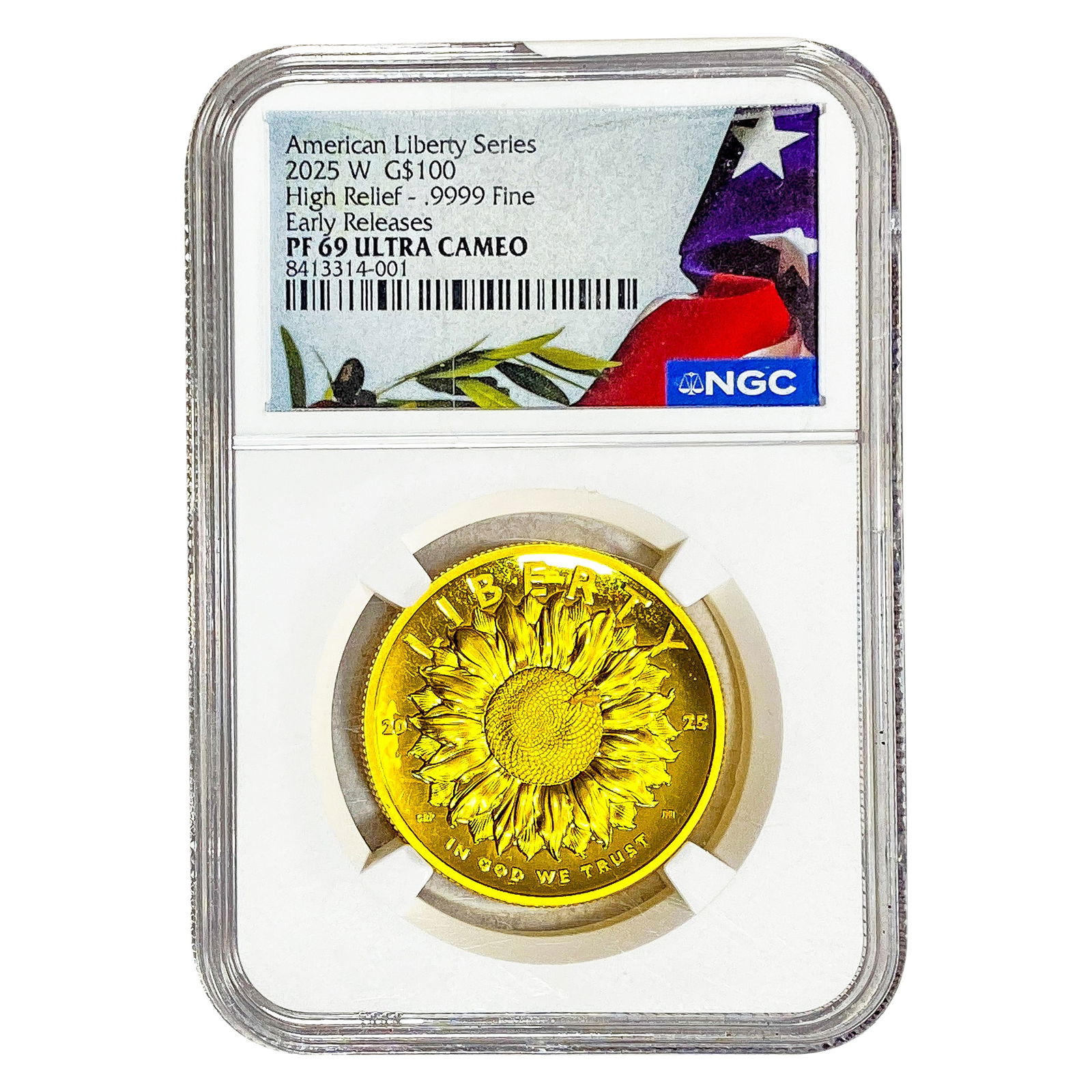 2025-W 1oz Gold $100 American Liberty NGC PF69 UC: 2025-W 1oz Gold $100 American Liberty NGC PF69 UC