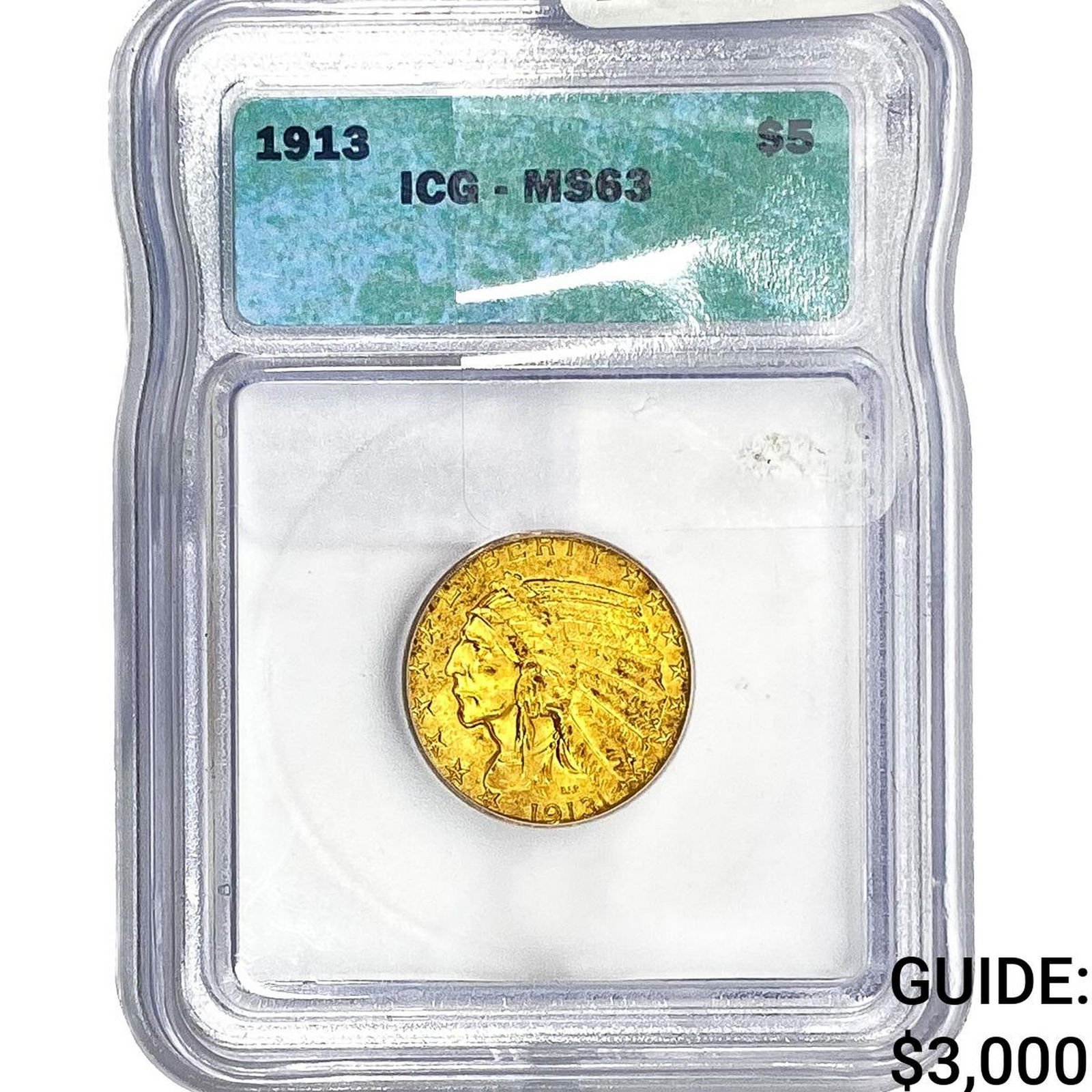 1913 $5 Gold Half Eagle ICG MS63 (1 of 2)