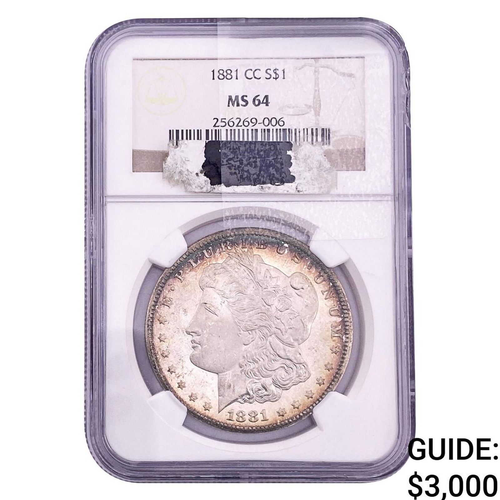 1881-CC Morgan Silver Dollar NGC MS64 (1 of 2)