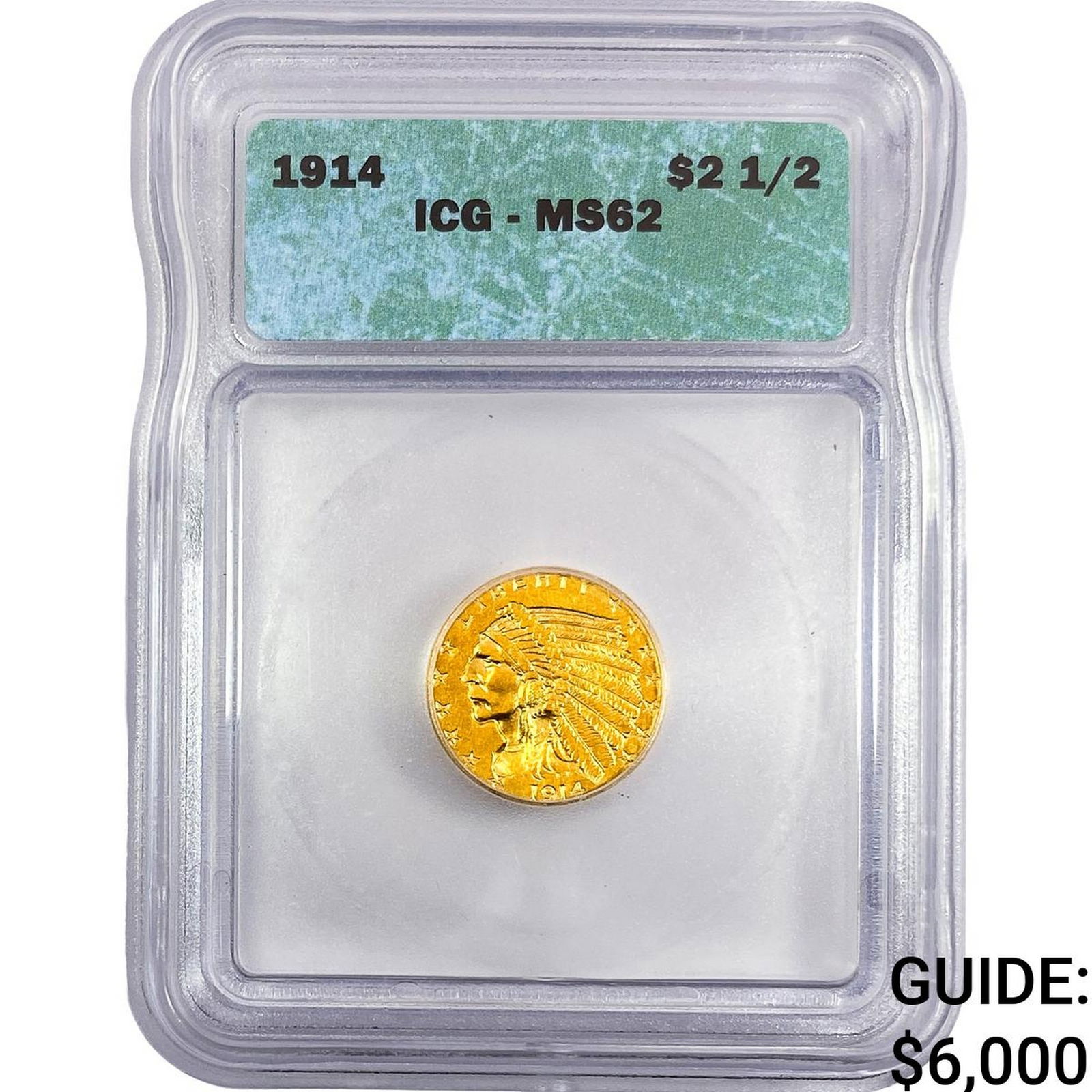 1914 $2.50 Gold Quarter Eagle ICG MS62 (1 of 2)