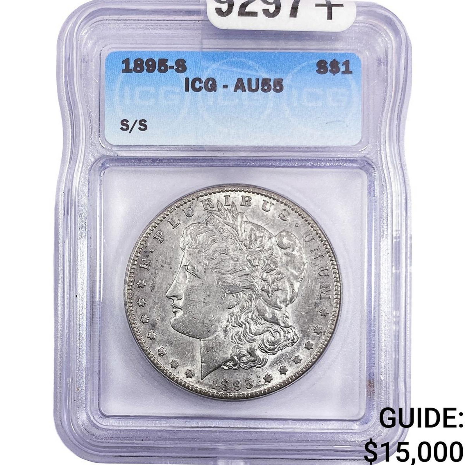 1895-S/S Morgan Silver Dollar ICG AU55 (1 of 2)
