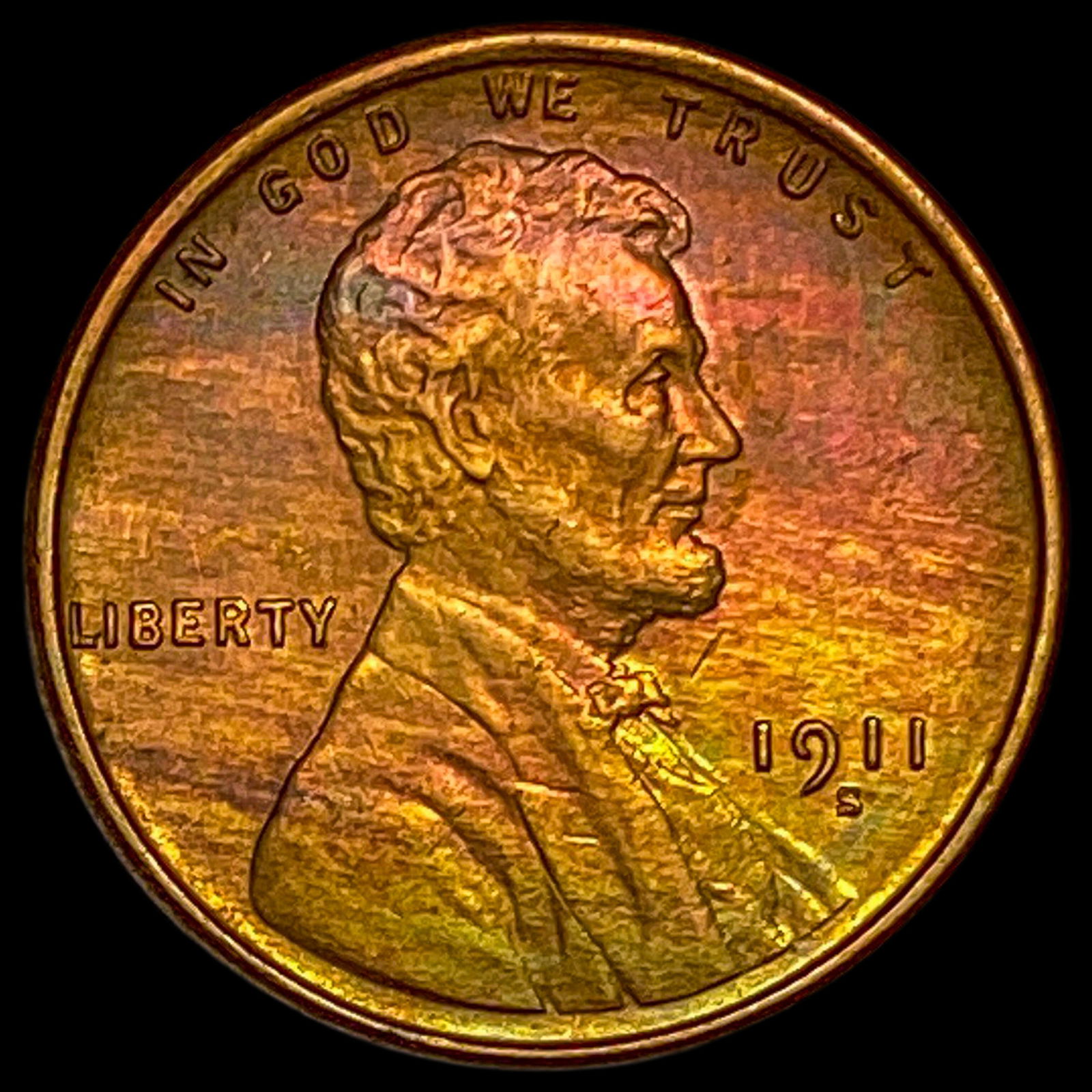1911-S Lincoln Wheat Cent CLOSELY UNCIRCULATED (1 of 2)