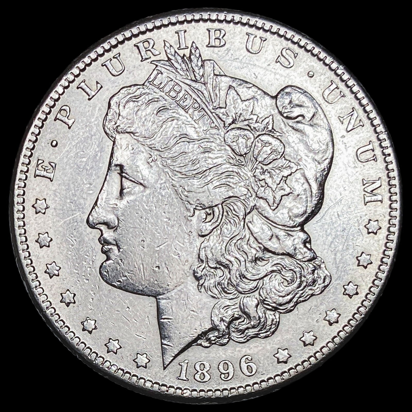 1896-S Silver Morgan Dollar CLOSELY UNCIRCULATED: 1896-S Silver Morgan Dollar CLOSELY UNCIRCULATED