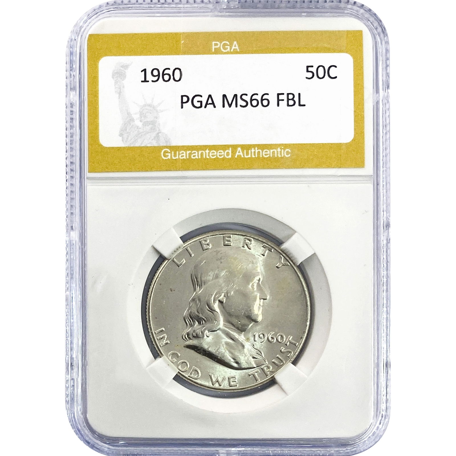 1960 Franklin Half Dollar PGA MS66 FBL (1 of 2)