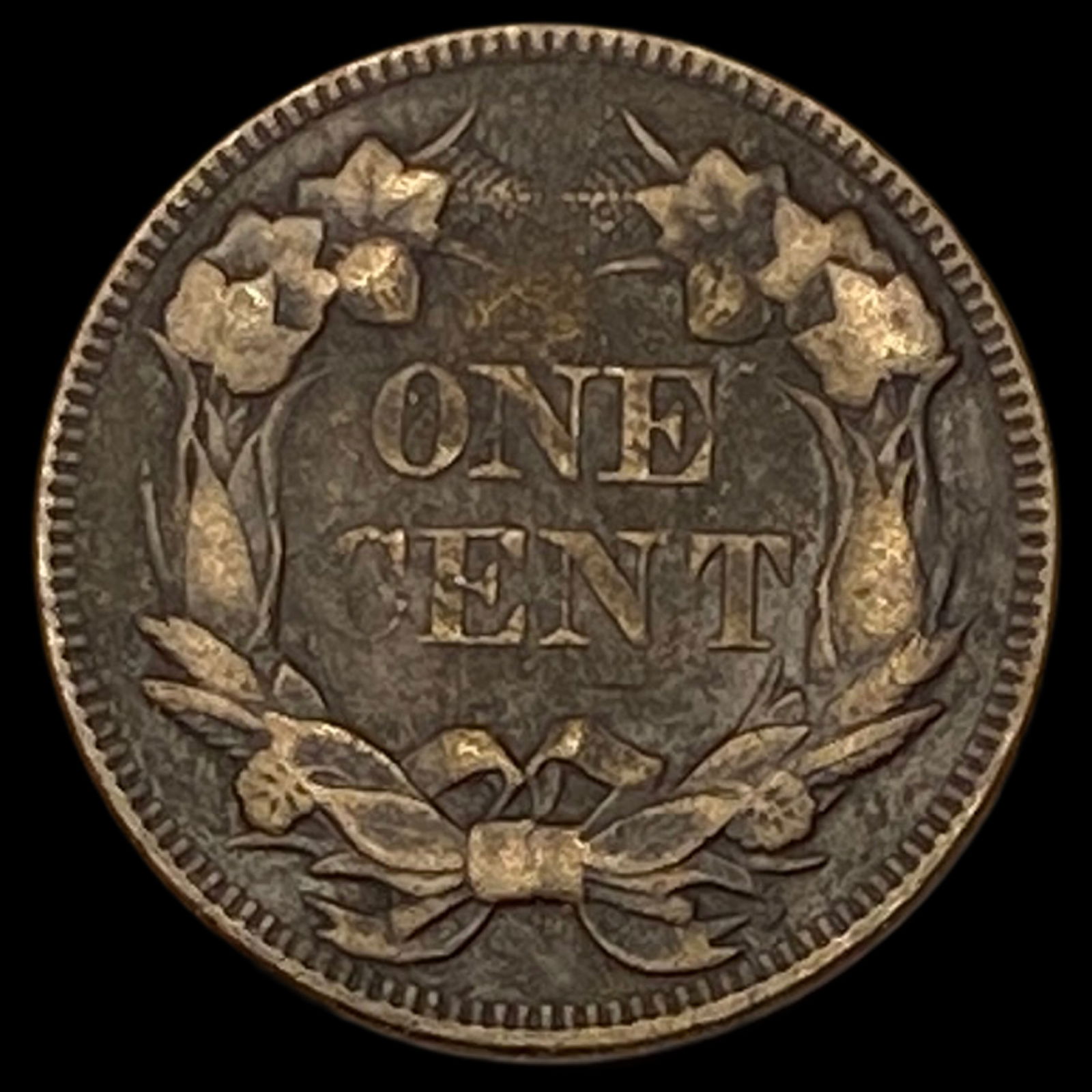 1857 Flying Eagle Cent NEARLY UNCIRCULATED - 2