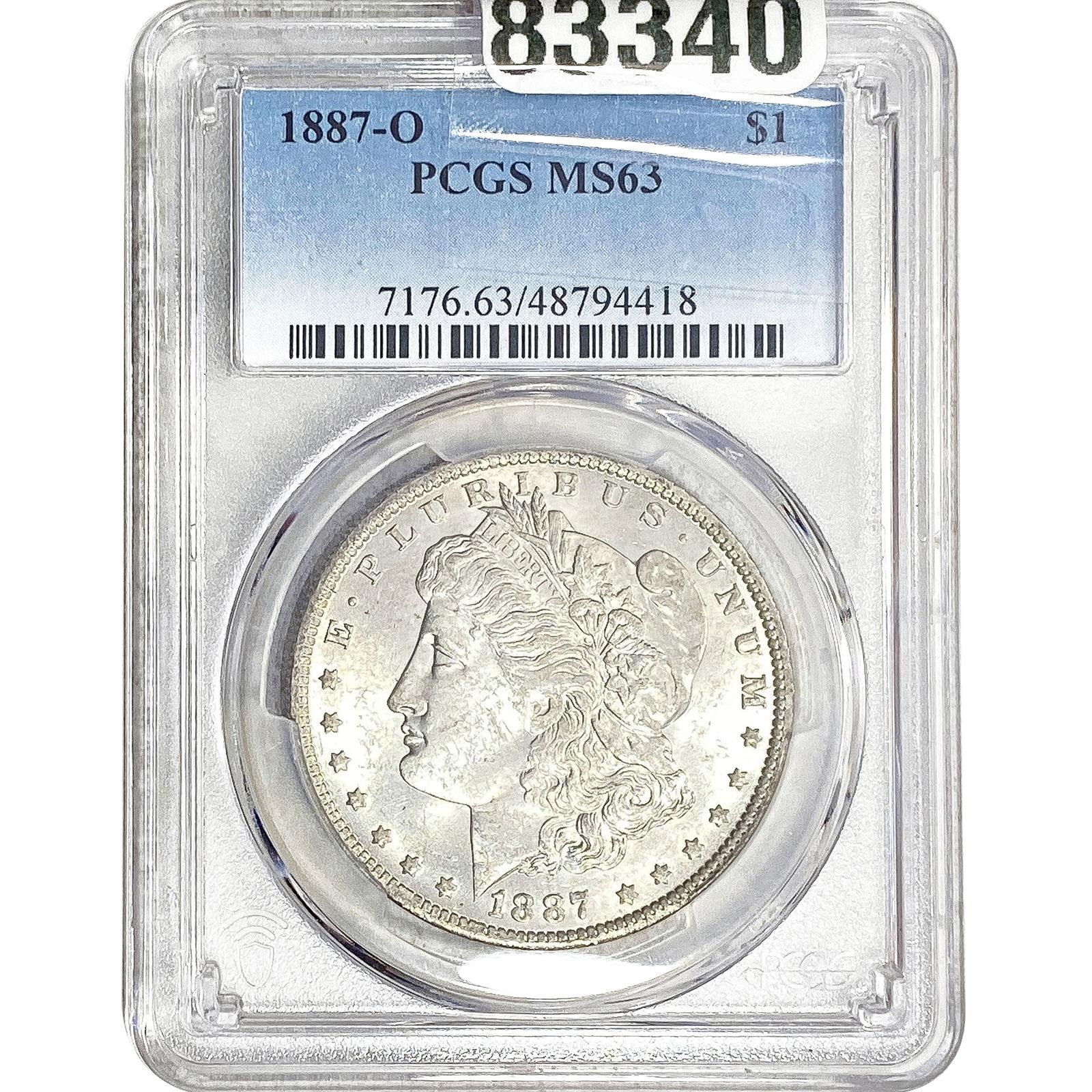 1887-O Morgan Silver Dollar PCGS MS63 (1 of 2)