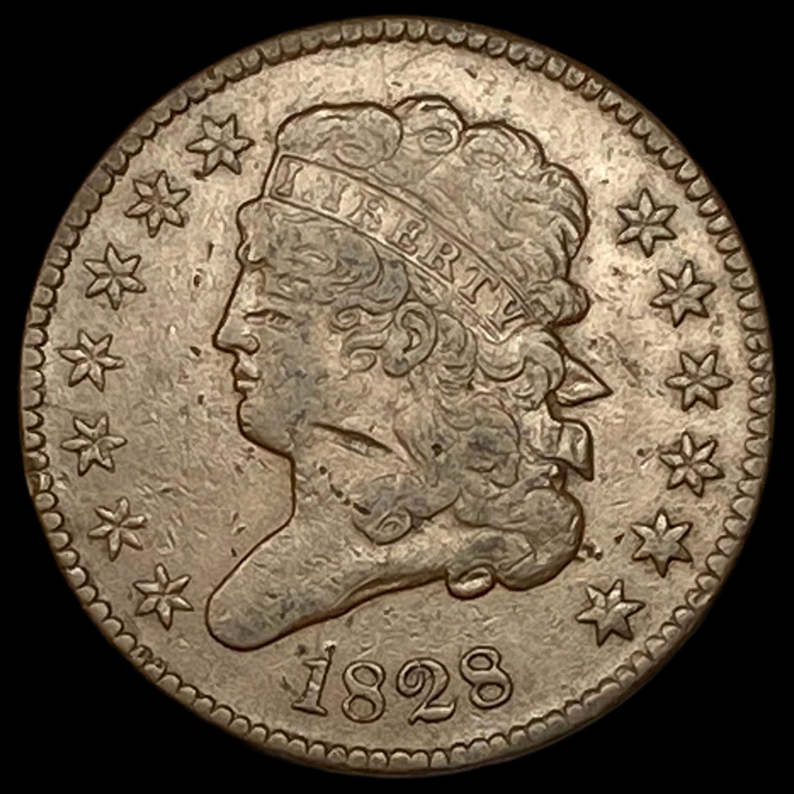 1828 Classic Head Half Cent HIGH GRADE (1 of 2)