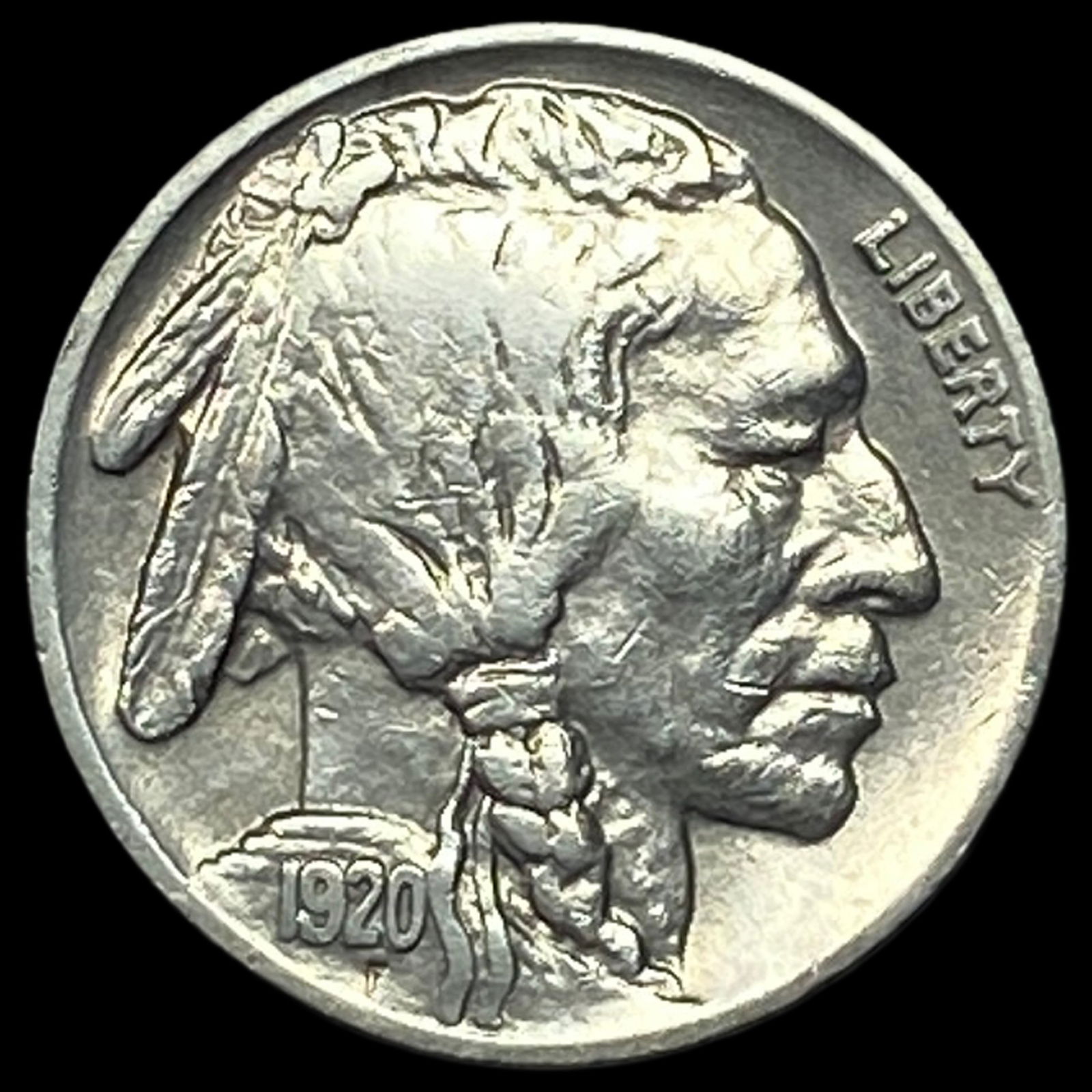 1920-D Buffalo Nickel CLOSELY UNCIRCULATED (1 of 2)