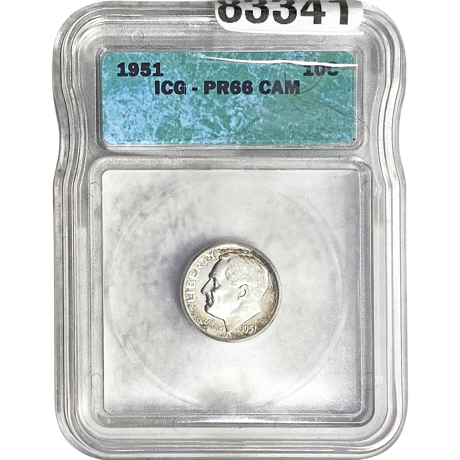 1951 Roosevelt Dime ICG PR66 Cam: 1951 Roosevelt Dime ICG PR66 Cam