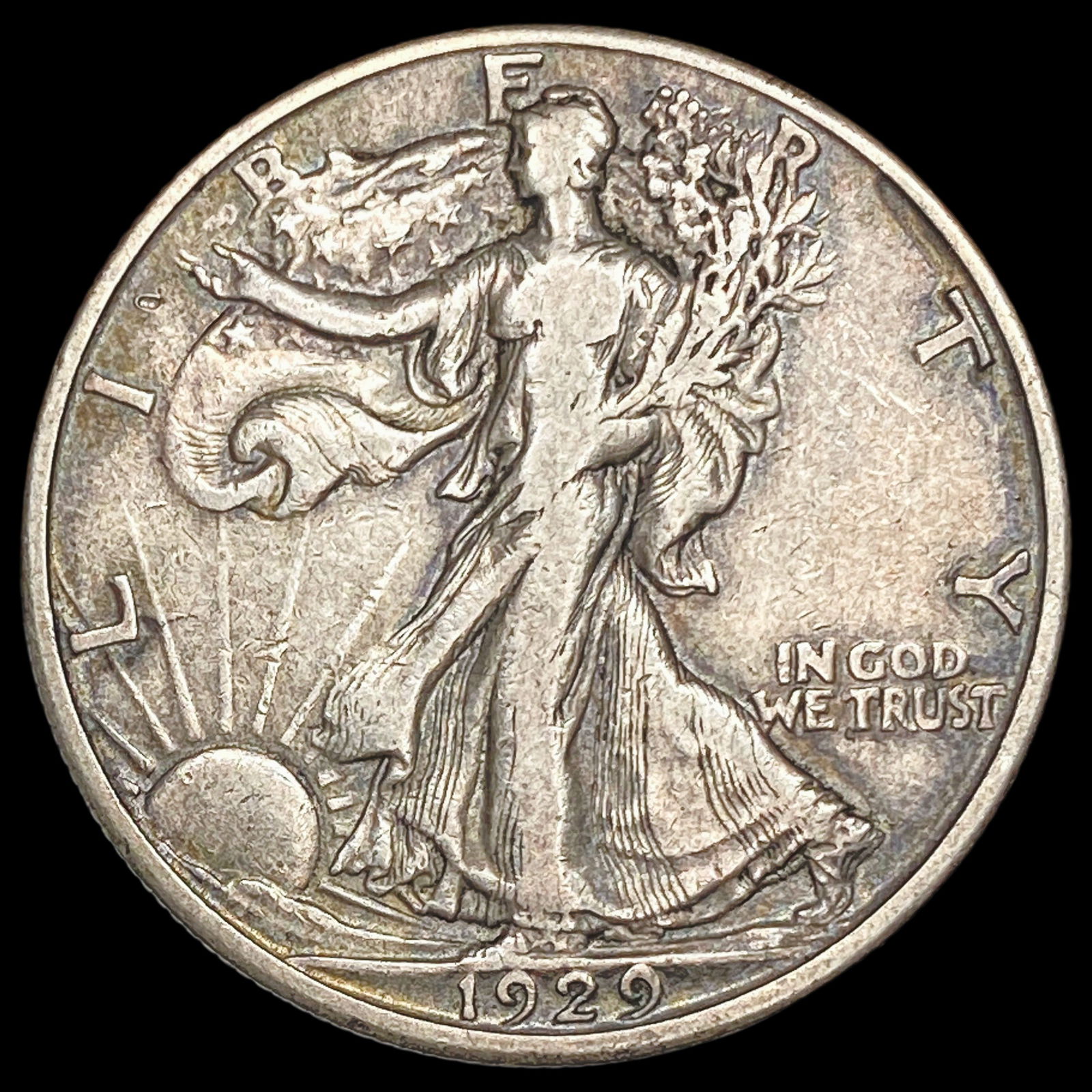 1929-D Walking Liberty Half Dollar NEARLY UNCIRCULATED (1 of 2)