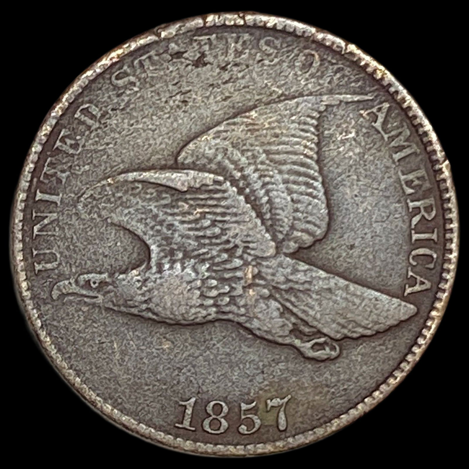 1857 Flying Eagle Cent LIGHTLY CIRCULATED: 1857 Flying Eagle Cent LIGHTLY CIRCULATED