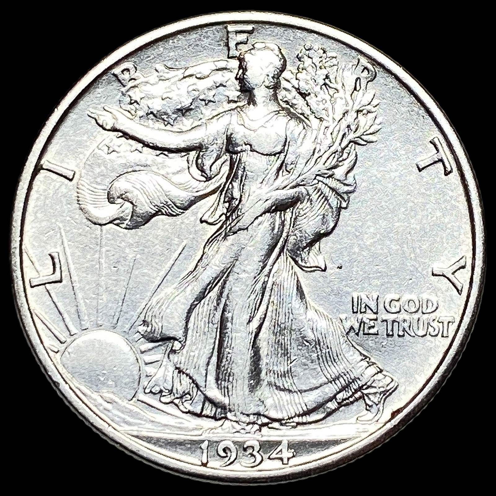 1934-D Walking Liberty Half Dollar CLOSELY UNCIRCULATED (1 of 2)