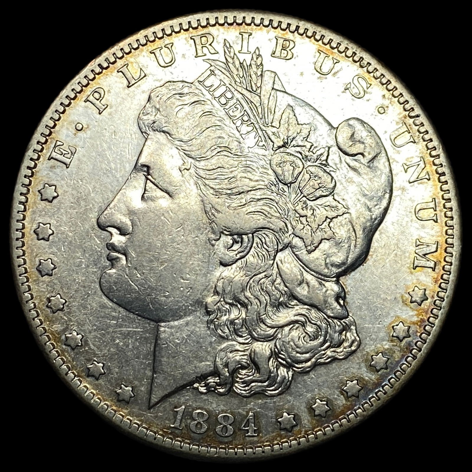 1884-S Silver Morgan Dollar CLOSELY UNCIRCULATED: 1884-S Silver Morgan Dollar CLOSELY UNCIRCULATED