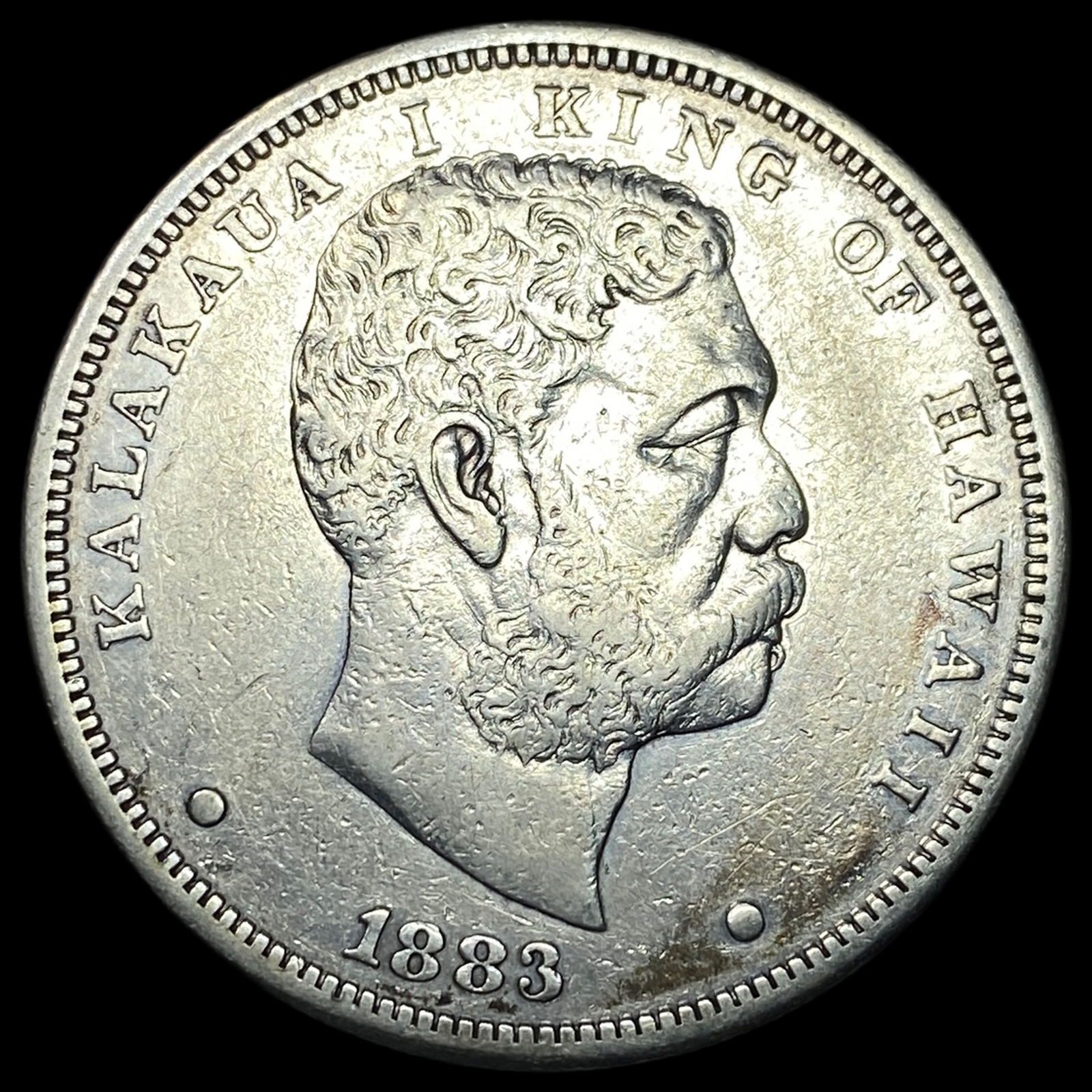 1883 Silver Hawaii Dollar CLOSELY UNCIRCULATED (1 of 2)