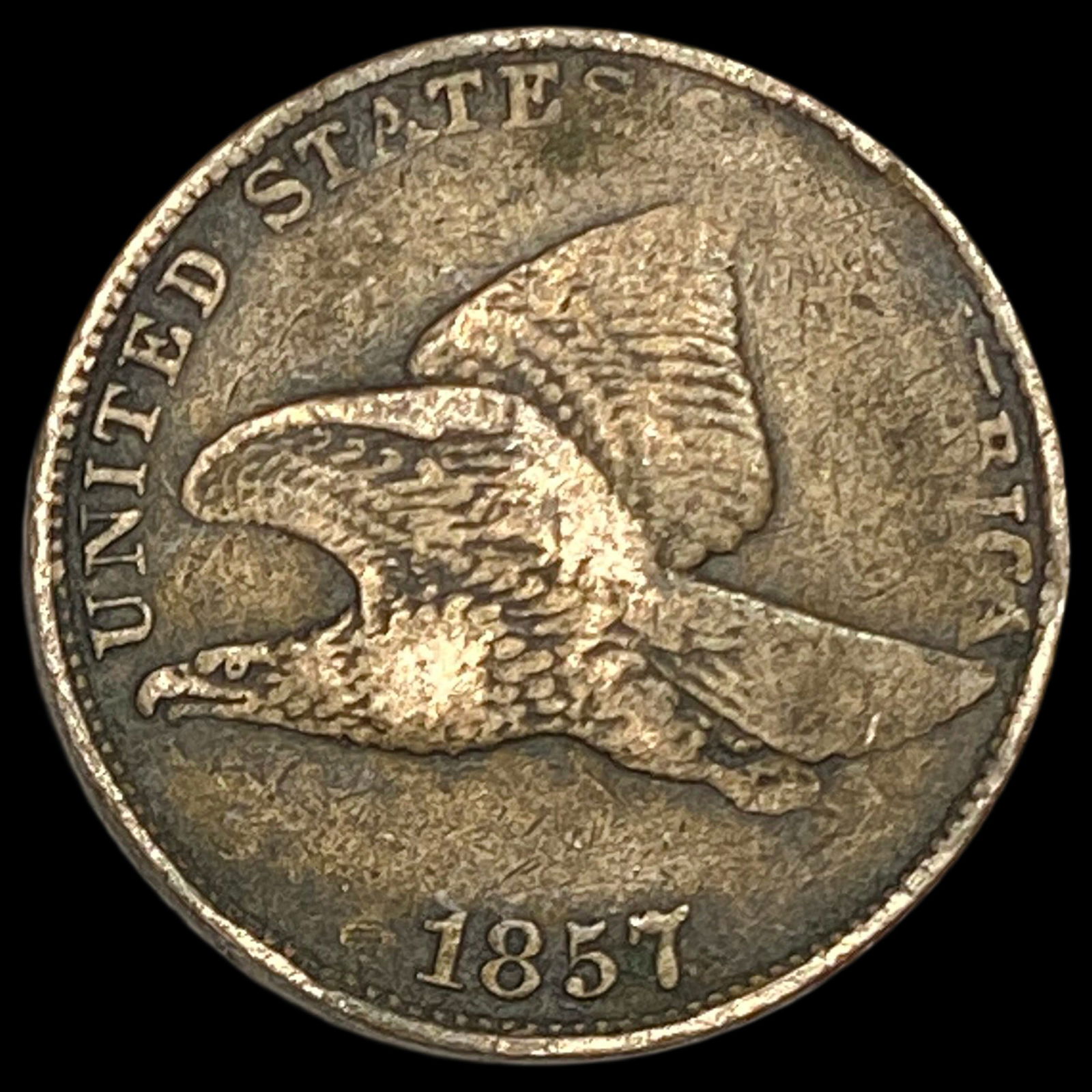 1857 Flying Eagle Cent LIGHTLY CIRCULATED: 1857 Flying Eagle Cent LIGHTLY CIRCULATED