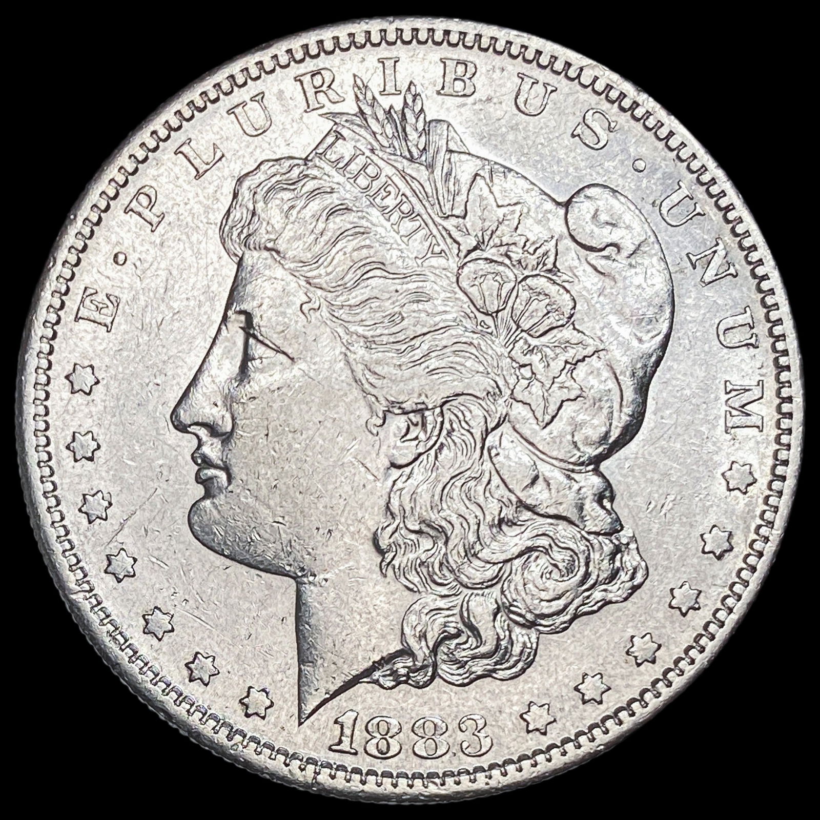 1883-S Silver Morgan Dollar CLOSELY UNCIRCULATED: 1883-S Silver Morgan Dollar CLOSELY UNCIRCULATED